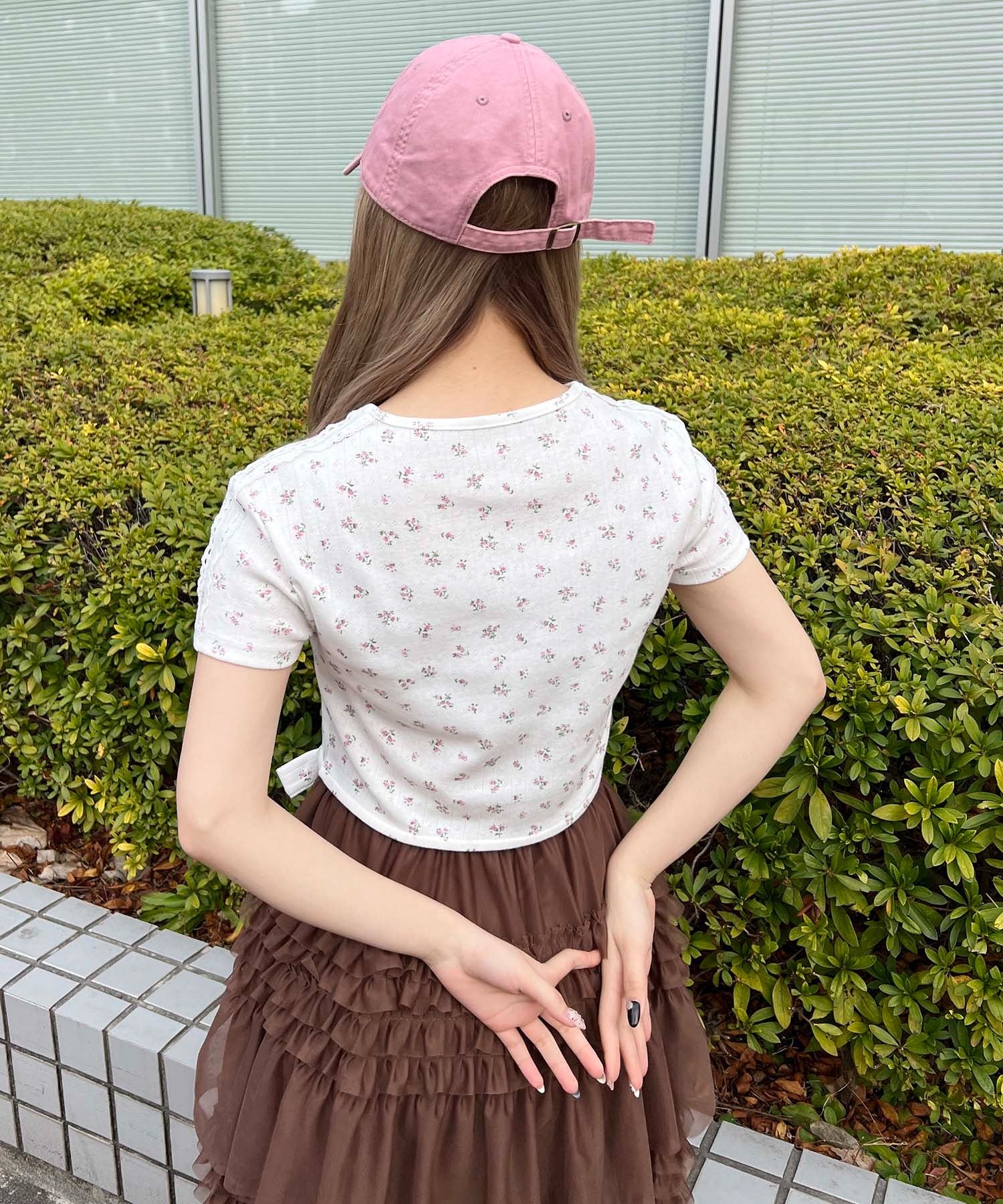 リトルフラワーWリボンTシャツ - Image 18