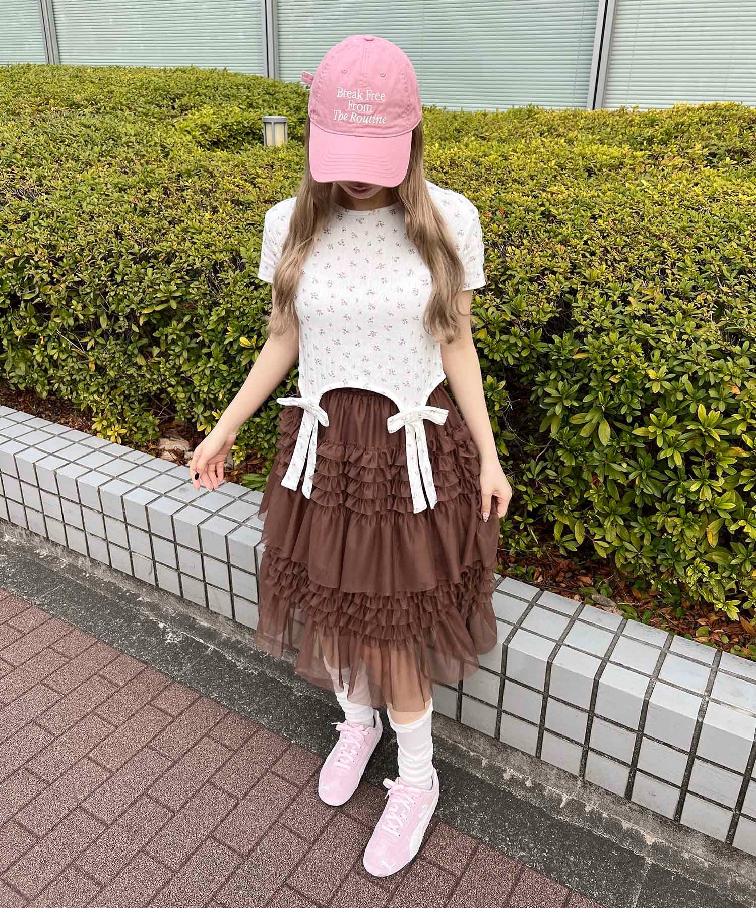 リトルフラワーWリボンTシャツ - Image 19