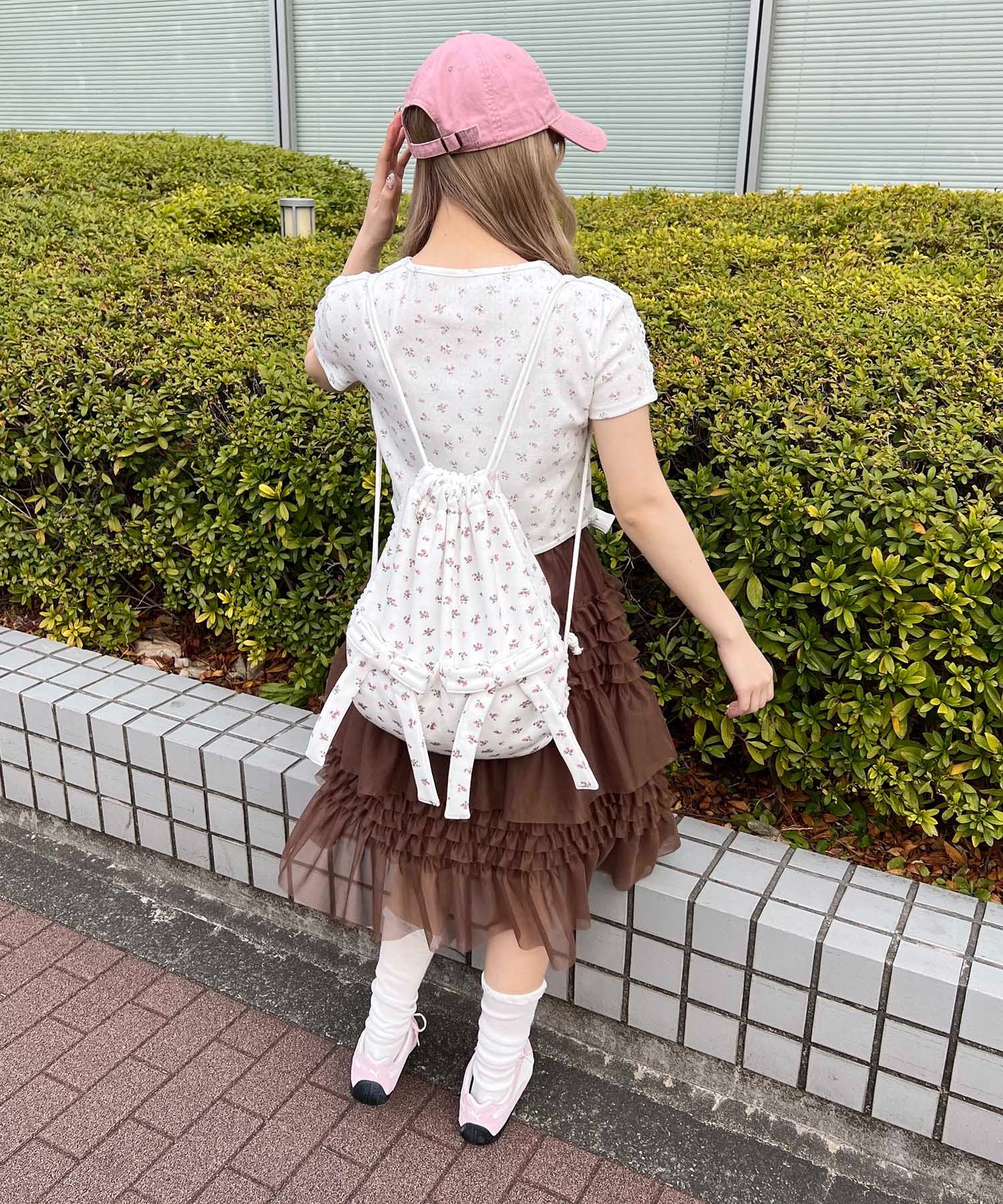 リトルフラワーWリボンTシャツ - Image 20
