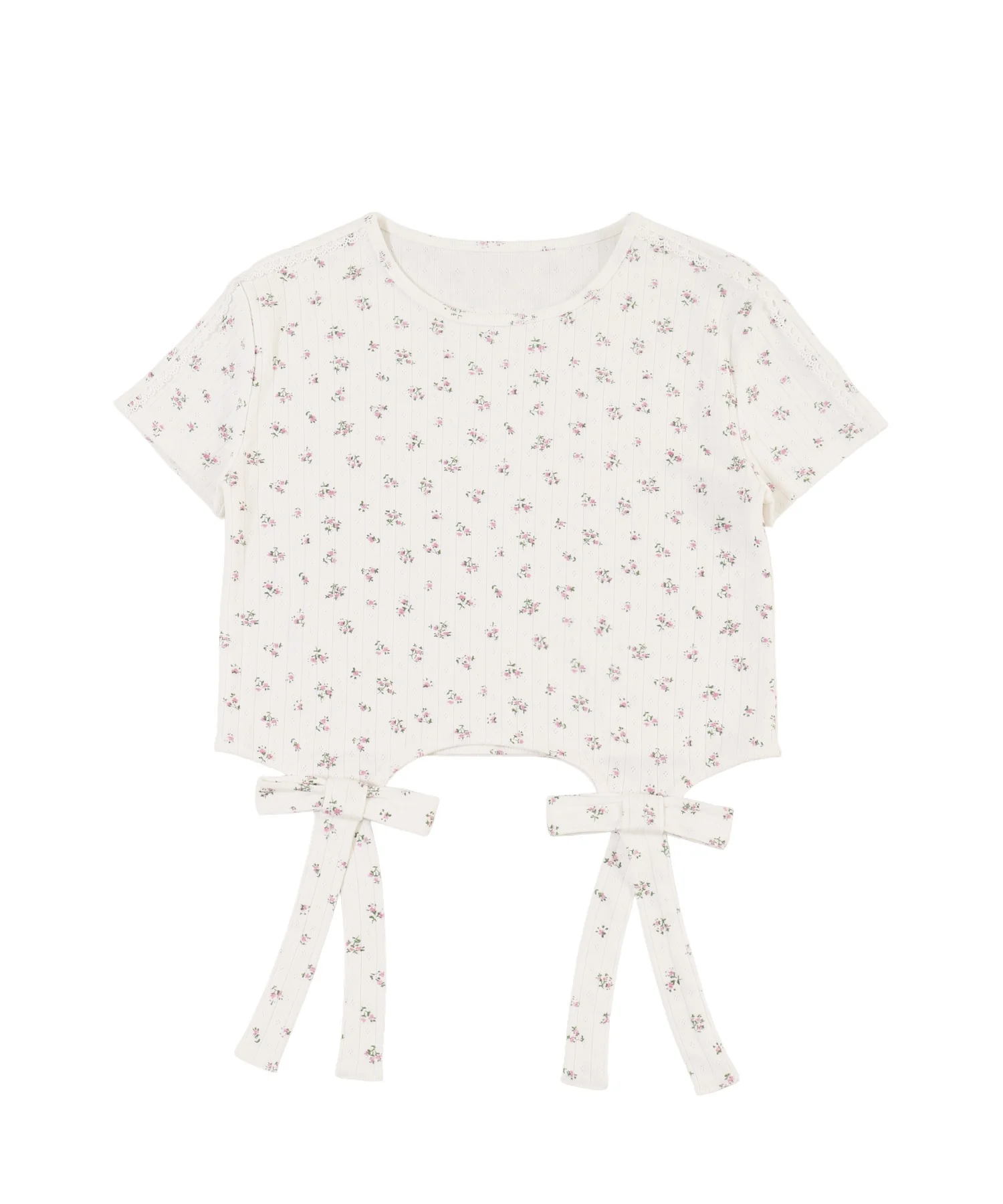 リトルフラワーWリボンTシャツ - Image 25