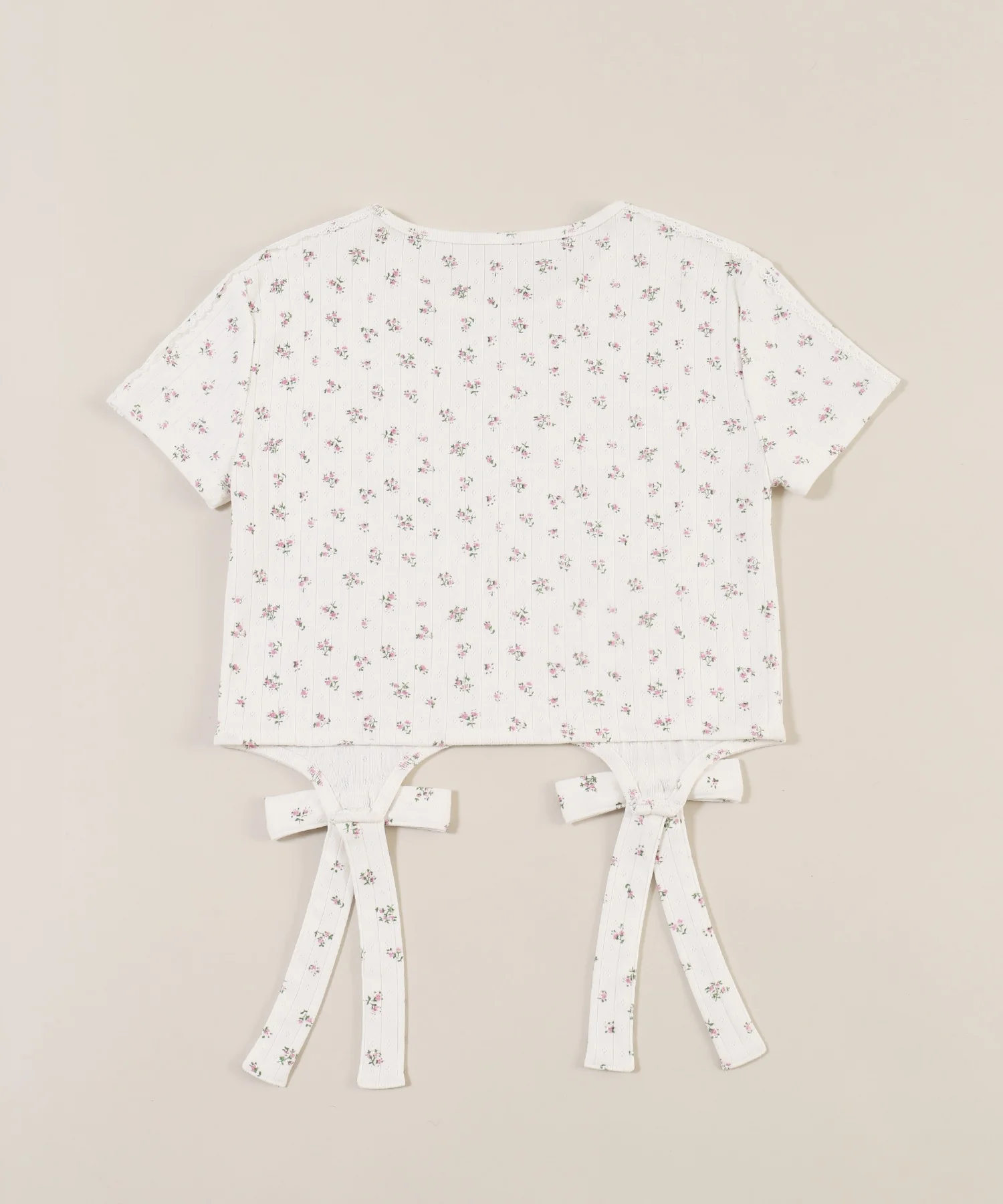 リトルフラワーWリボンTシャツ - Image 26