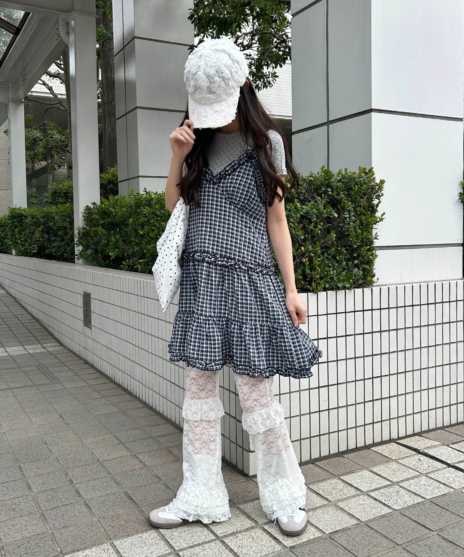 フリルキリカエチェックワンピース - Image 7