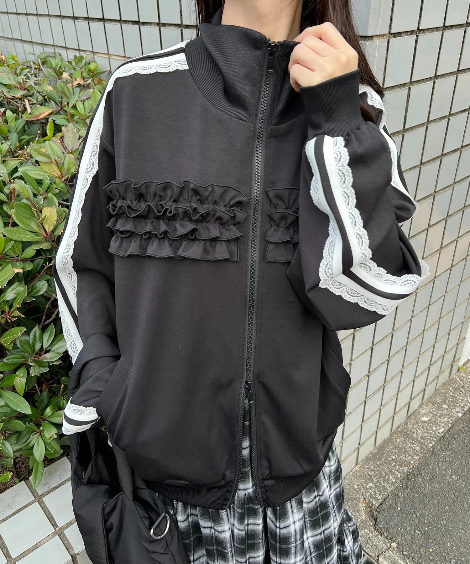 フリルギャザートラックジャケット - Image 29