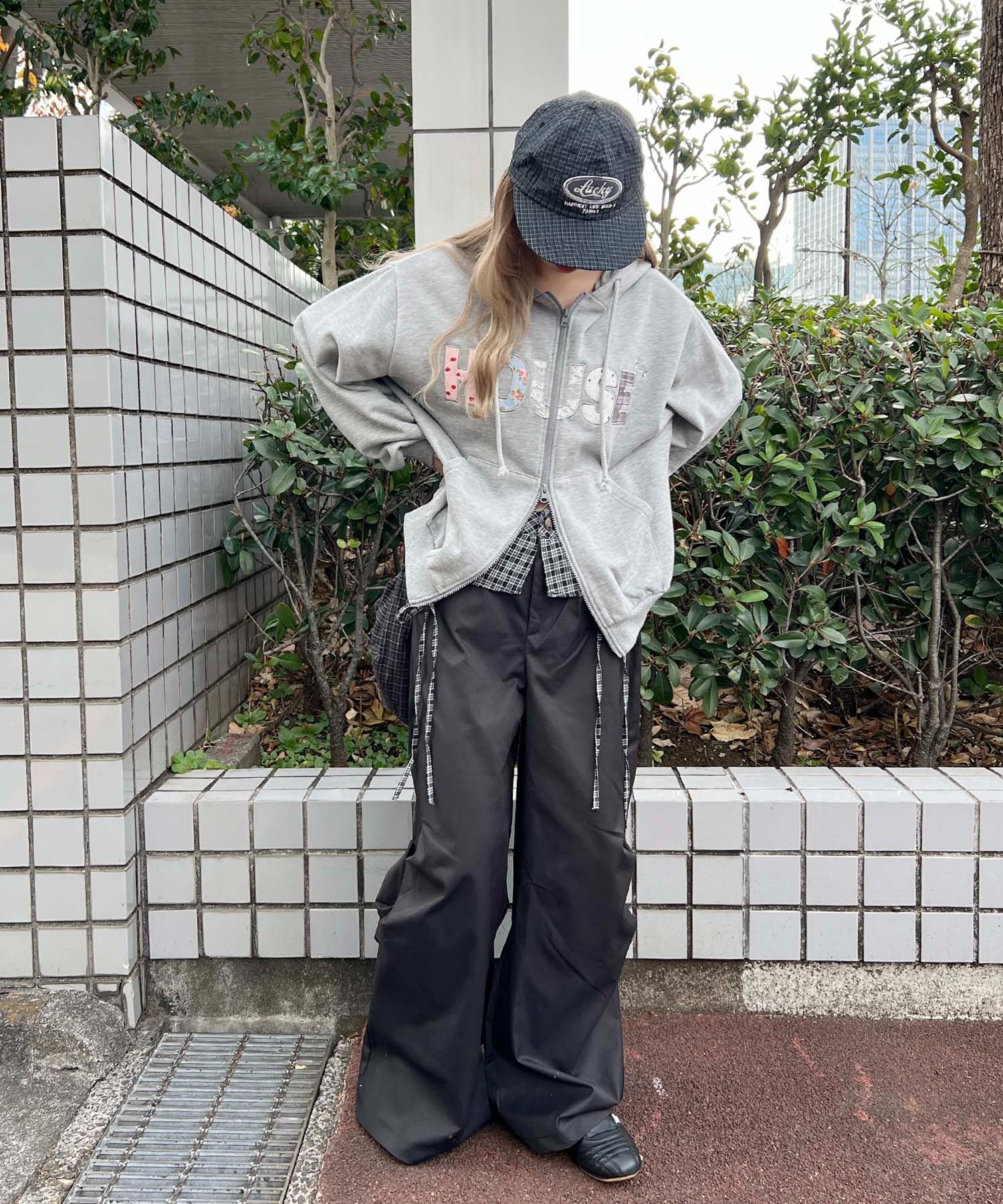 チェックレイヤードワイドパンツ - Image 16