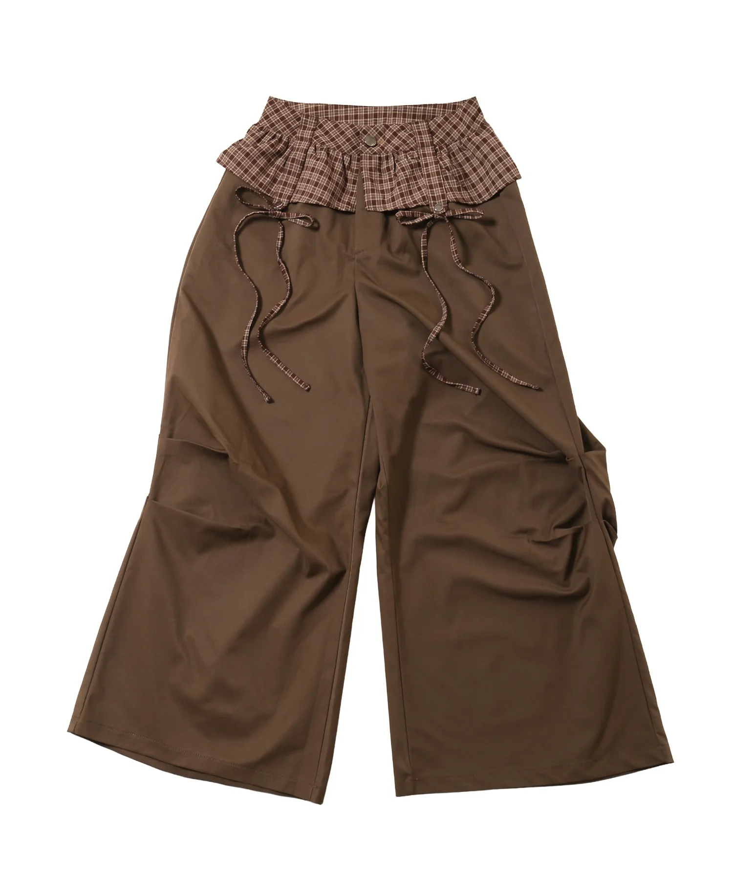 チェックレイヤードワイドパンツ - Image 17