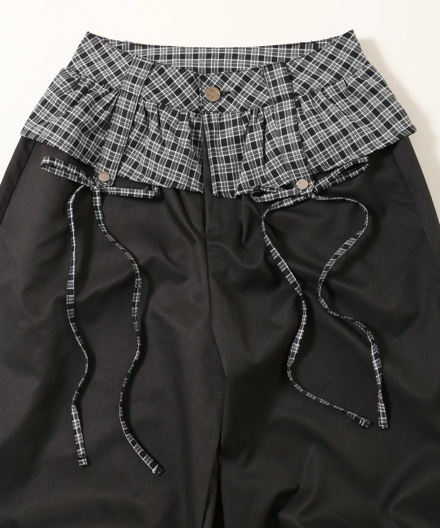 チェックレイヤードワイドパンツ - Image 20
