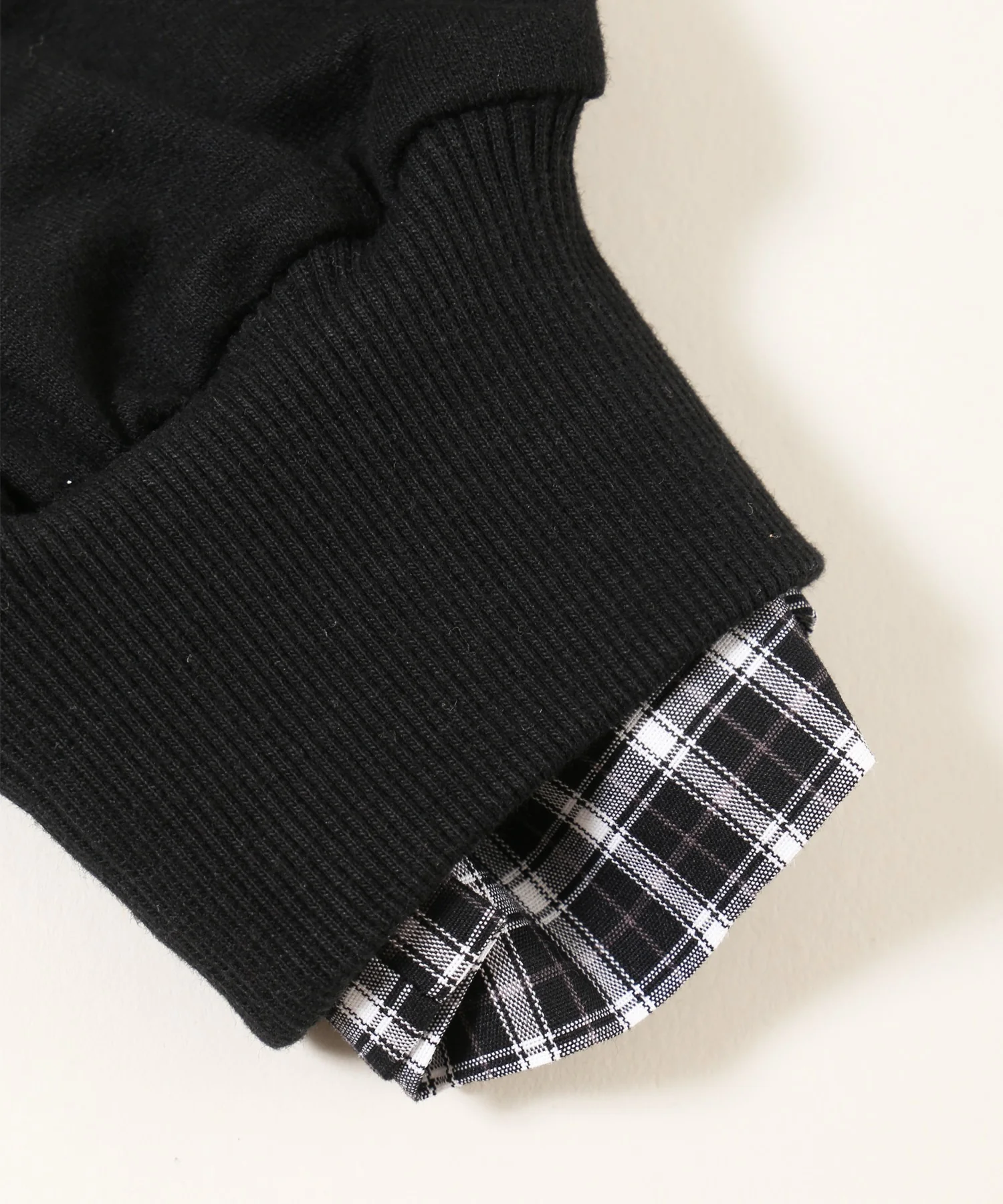 チェックレイヤードワンショルスウェット - Image 24