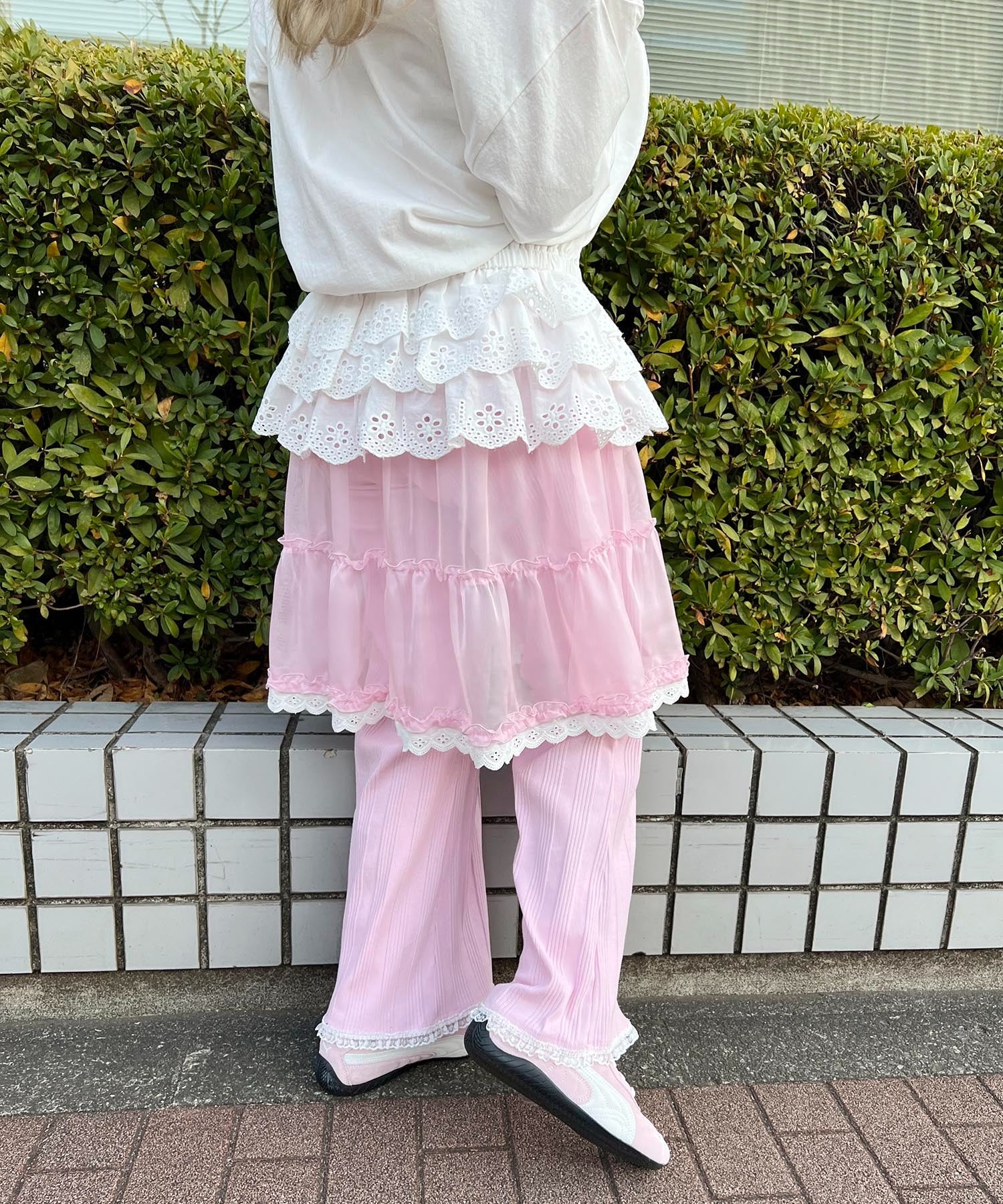 シアーレースミドルスカート - Image 15