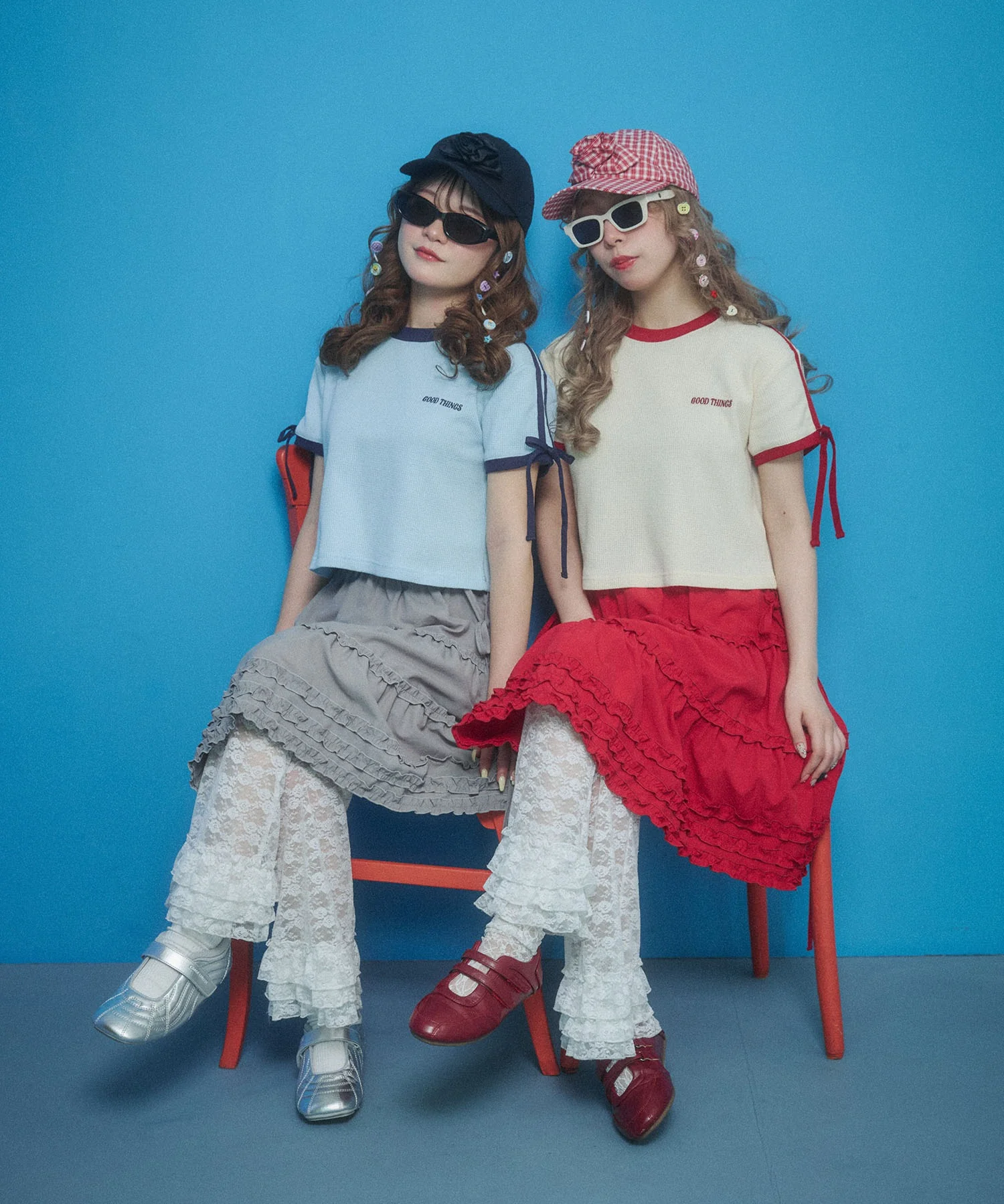 ボリュームフリルミドルスカート - Image 12