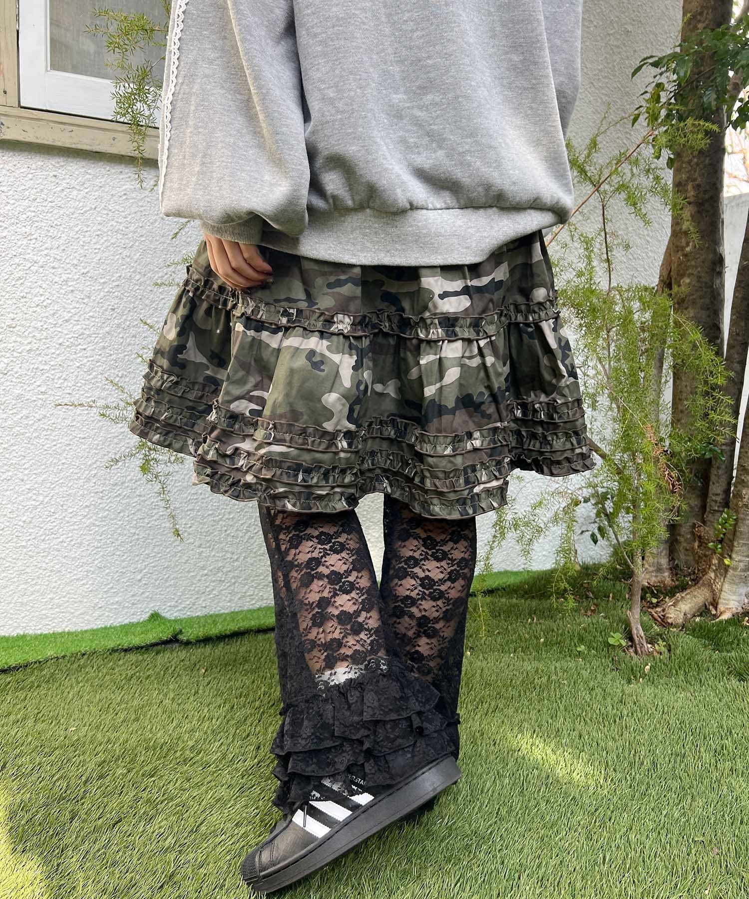 ボリュームフリルミドルスカート - Image 18