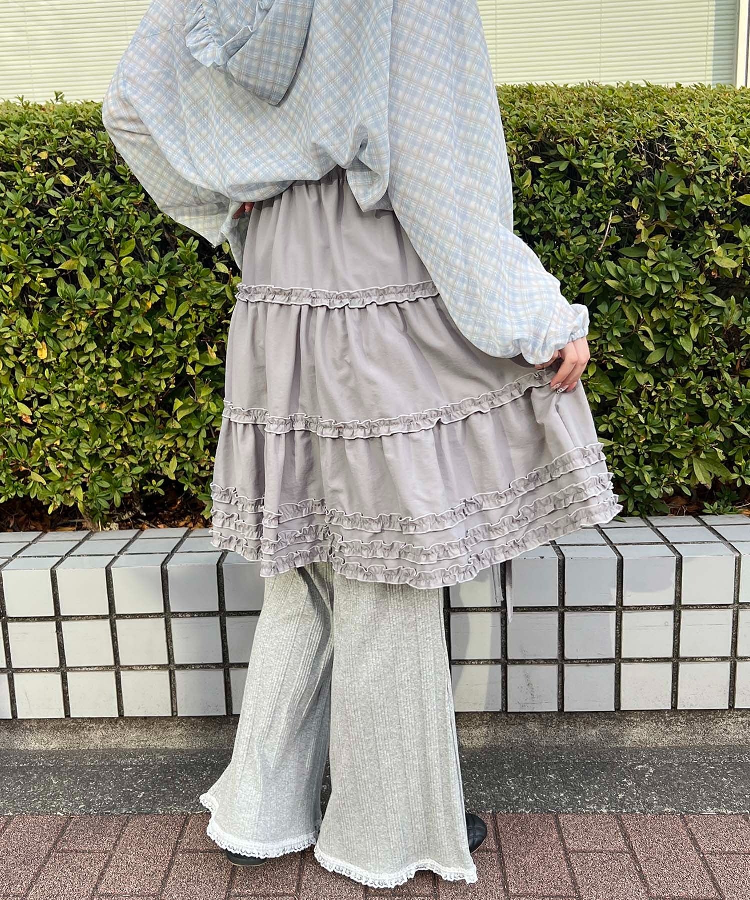 ボリュームフリルミドルスカート - Image 31