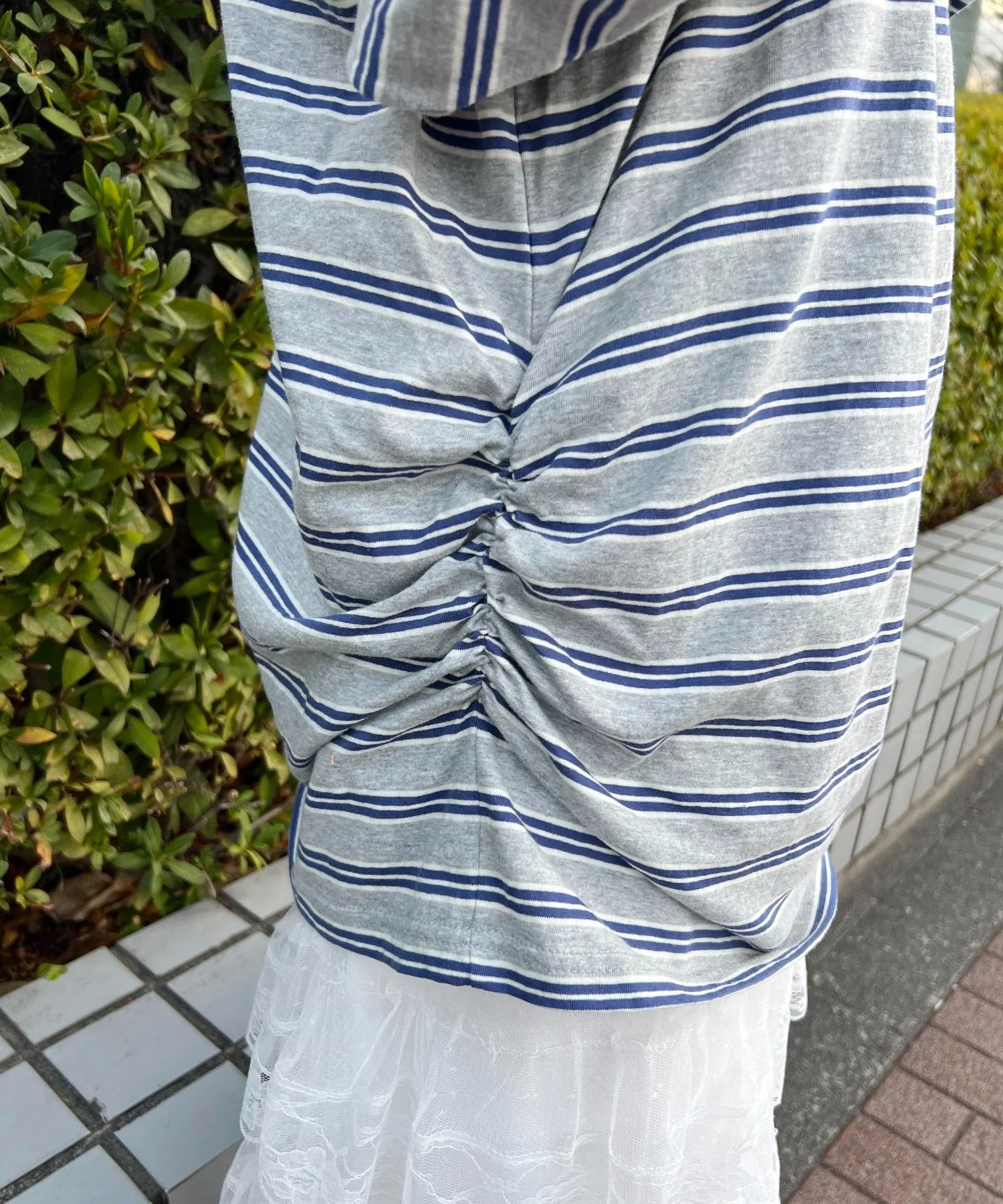 レースパイピングオフショルビッグT - Image 15