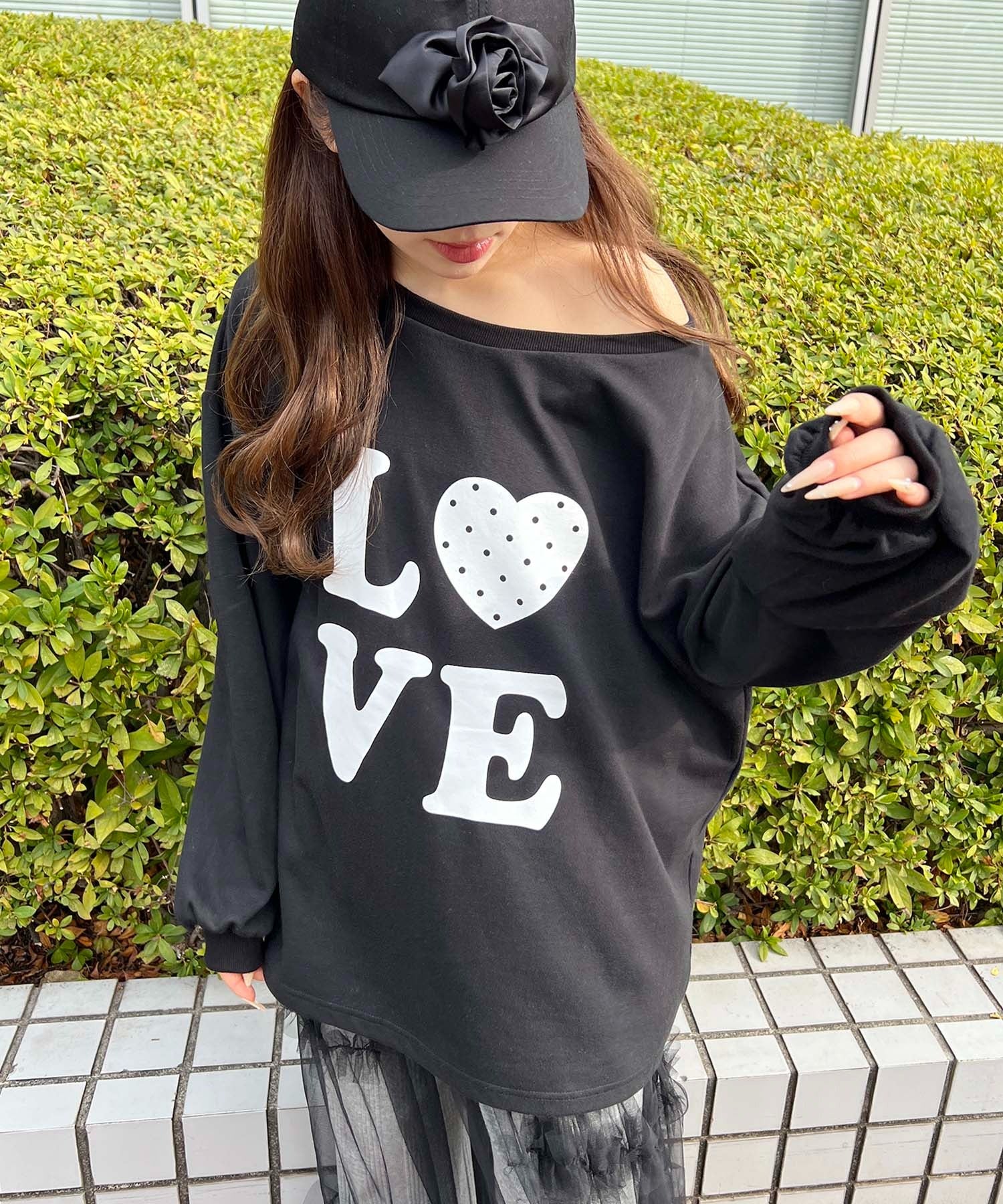 LOVEオフショルビッグトップ - Image 6