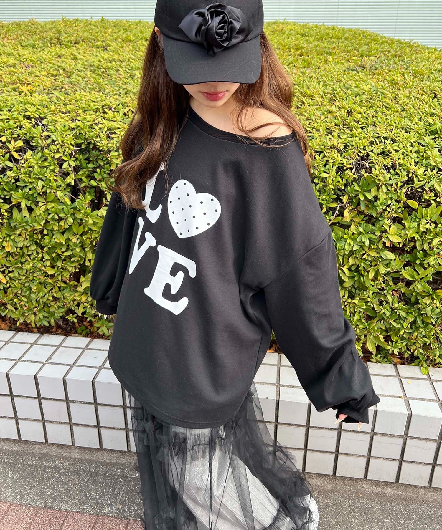 LOVEオフショルビッグトップ - Image 7