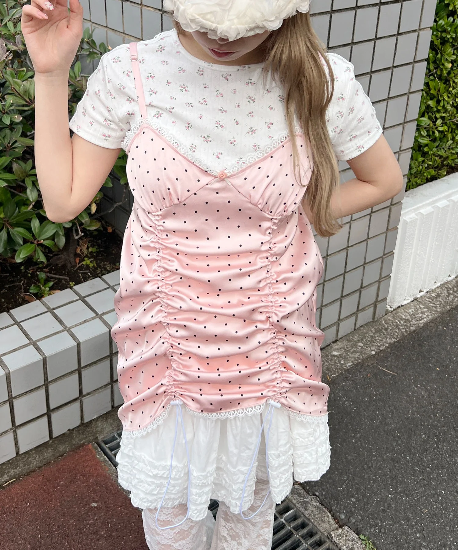 ドロストドットキャミワンピ - Image 11
