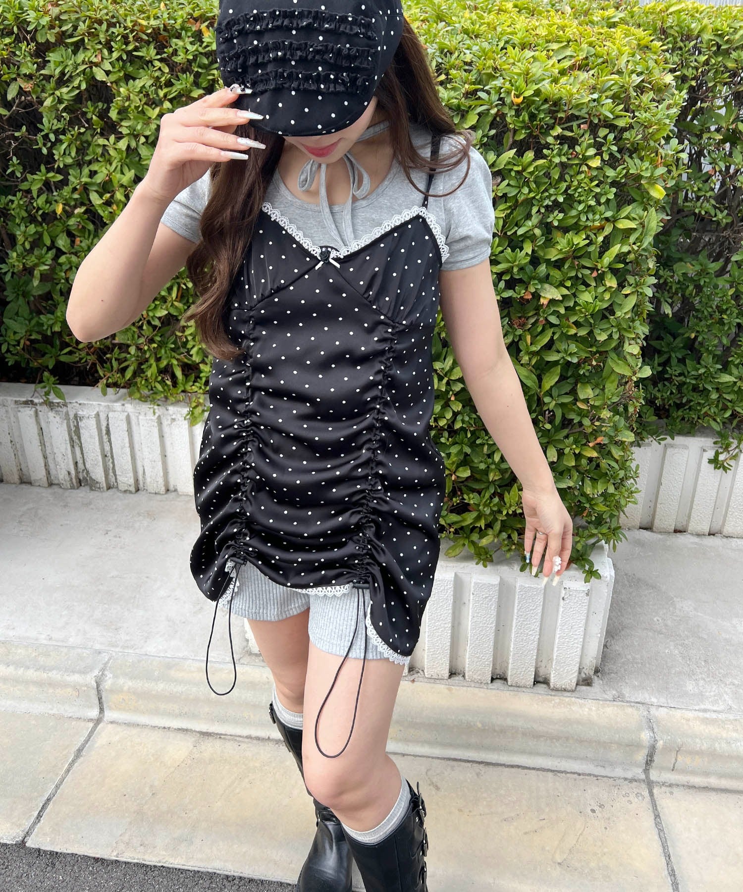 ドロストドットキャミワンピ - Image 17