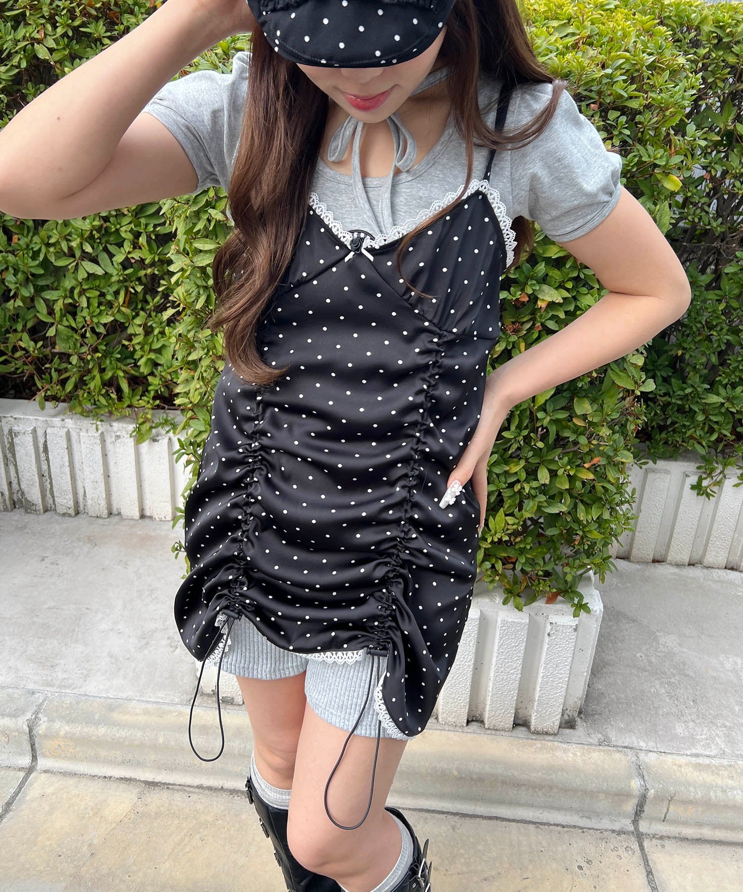 ドロストドットキャミワンピ - Image 18