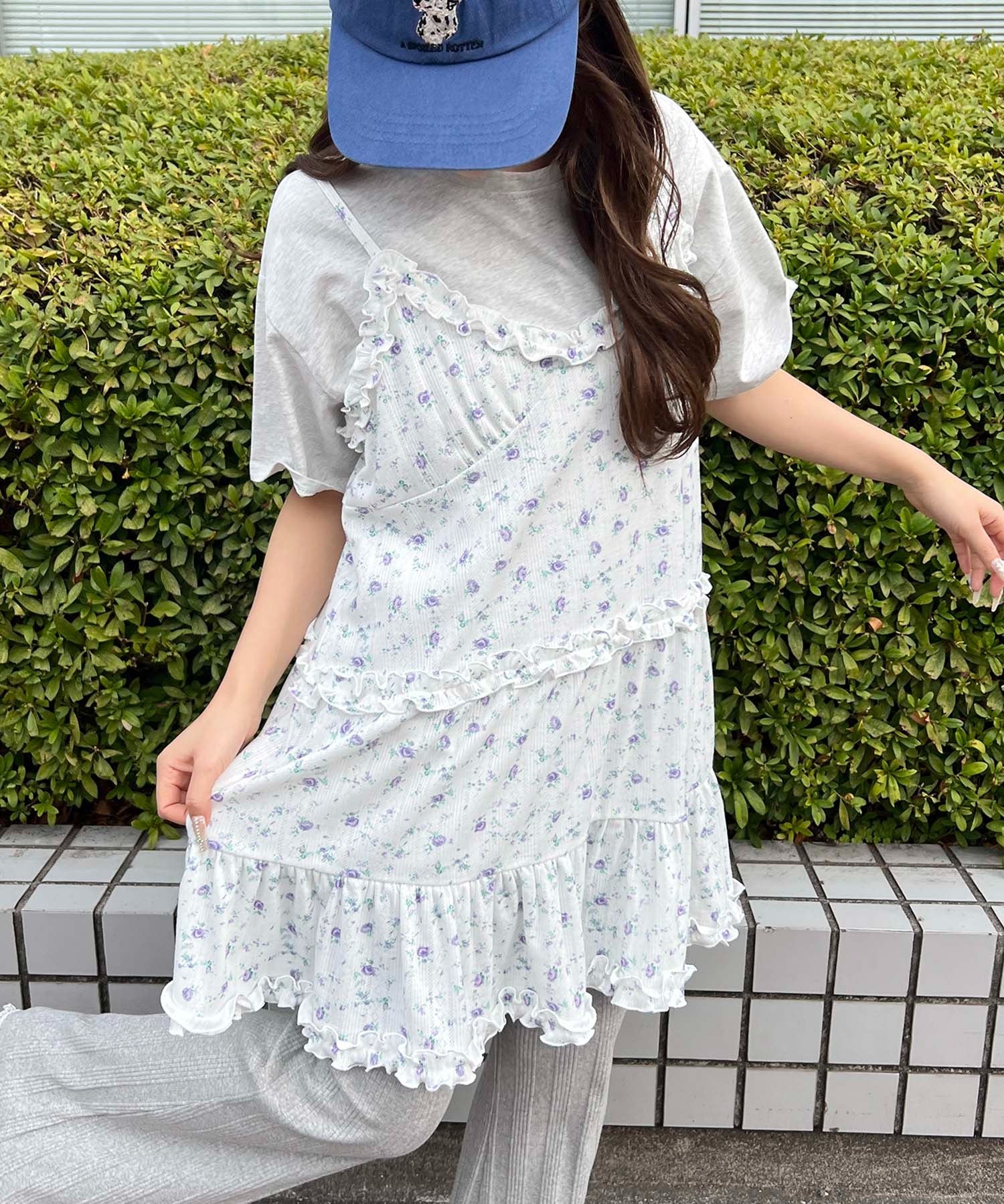リトルフラワーキャミワンピ - Image 2