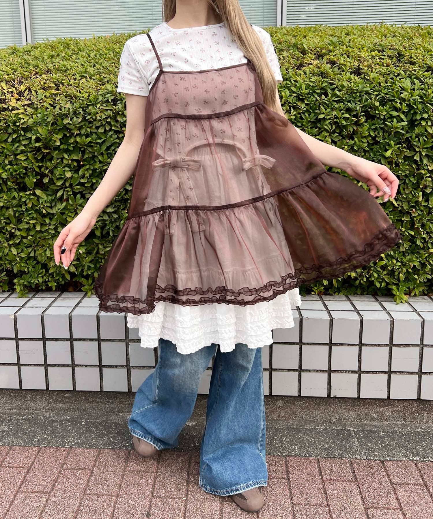 シアーフリルキャミワンピース - Image 16