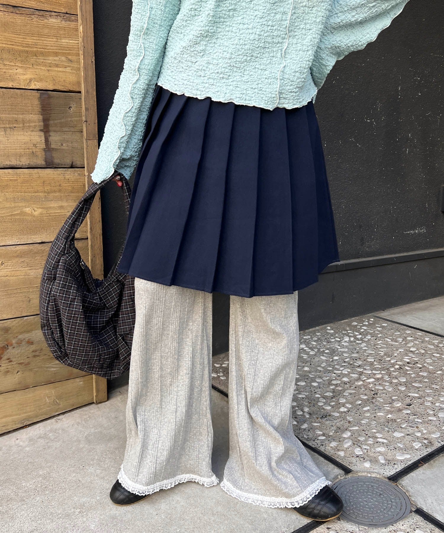 レースヘムワイドパンツ - Image 21