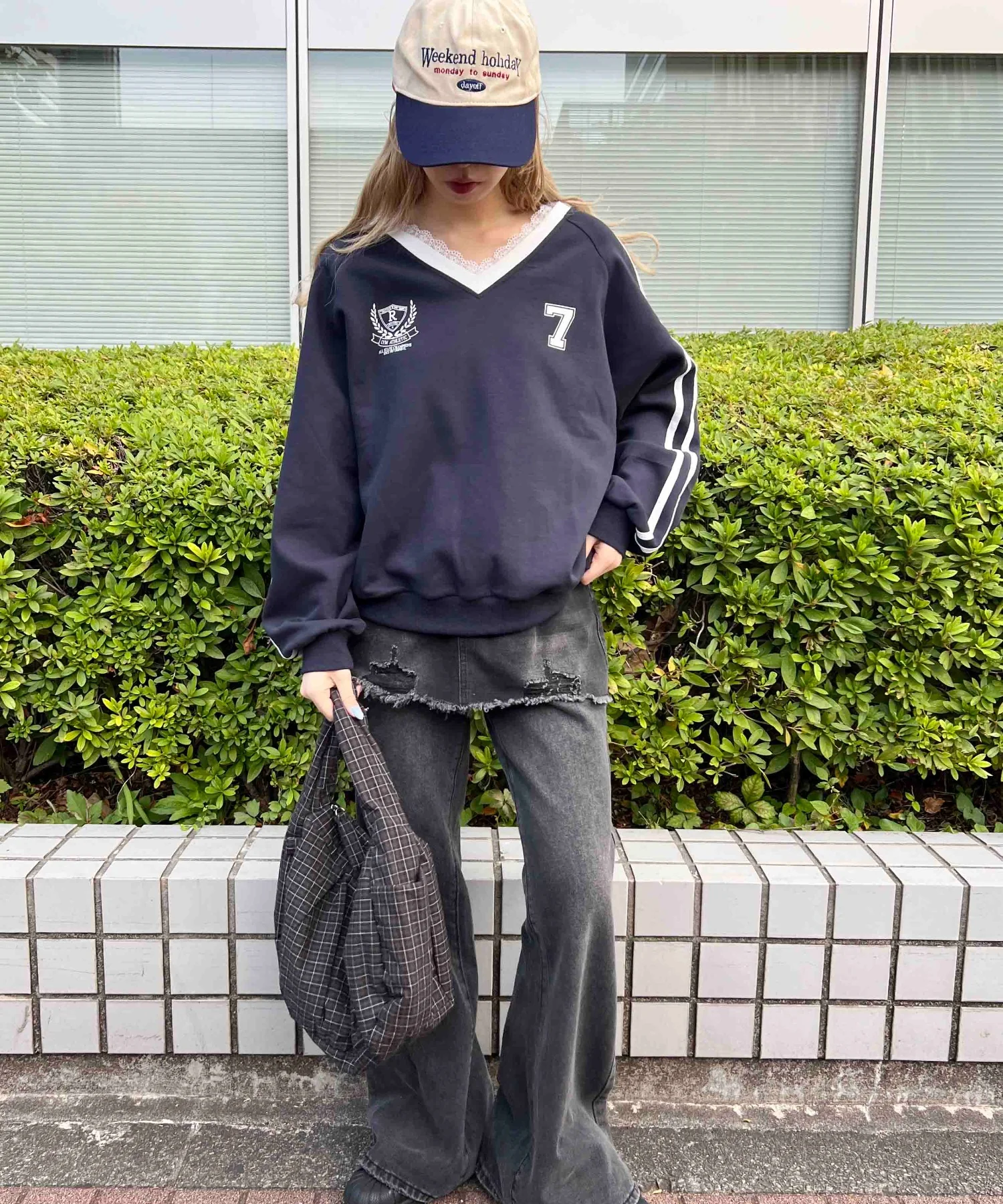 チェックパディングバッグ - Image 7