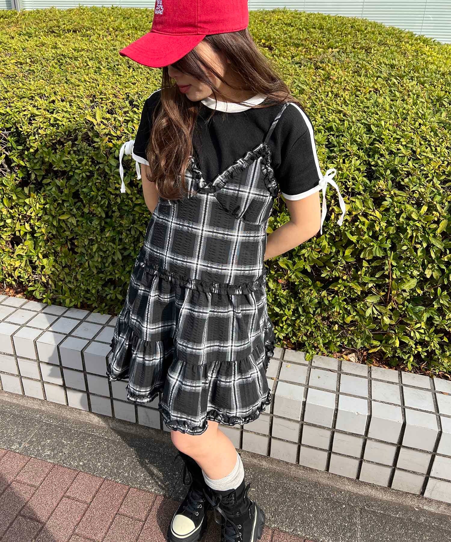 フリルチェックキャミワンピース - Image 10