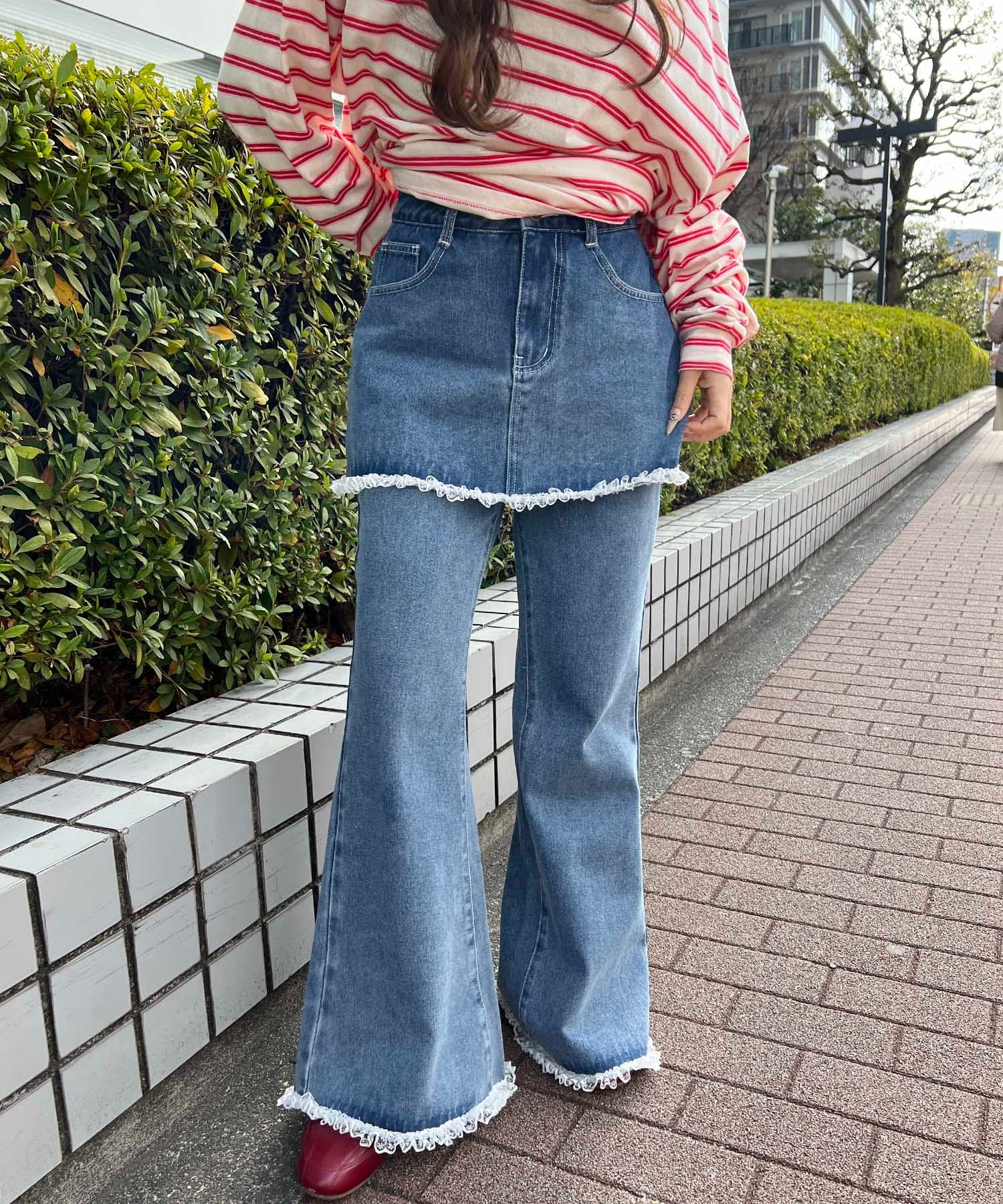 スカートドッキングデニム - Image 2