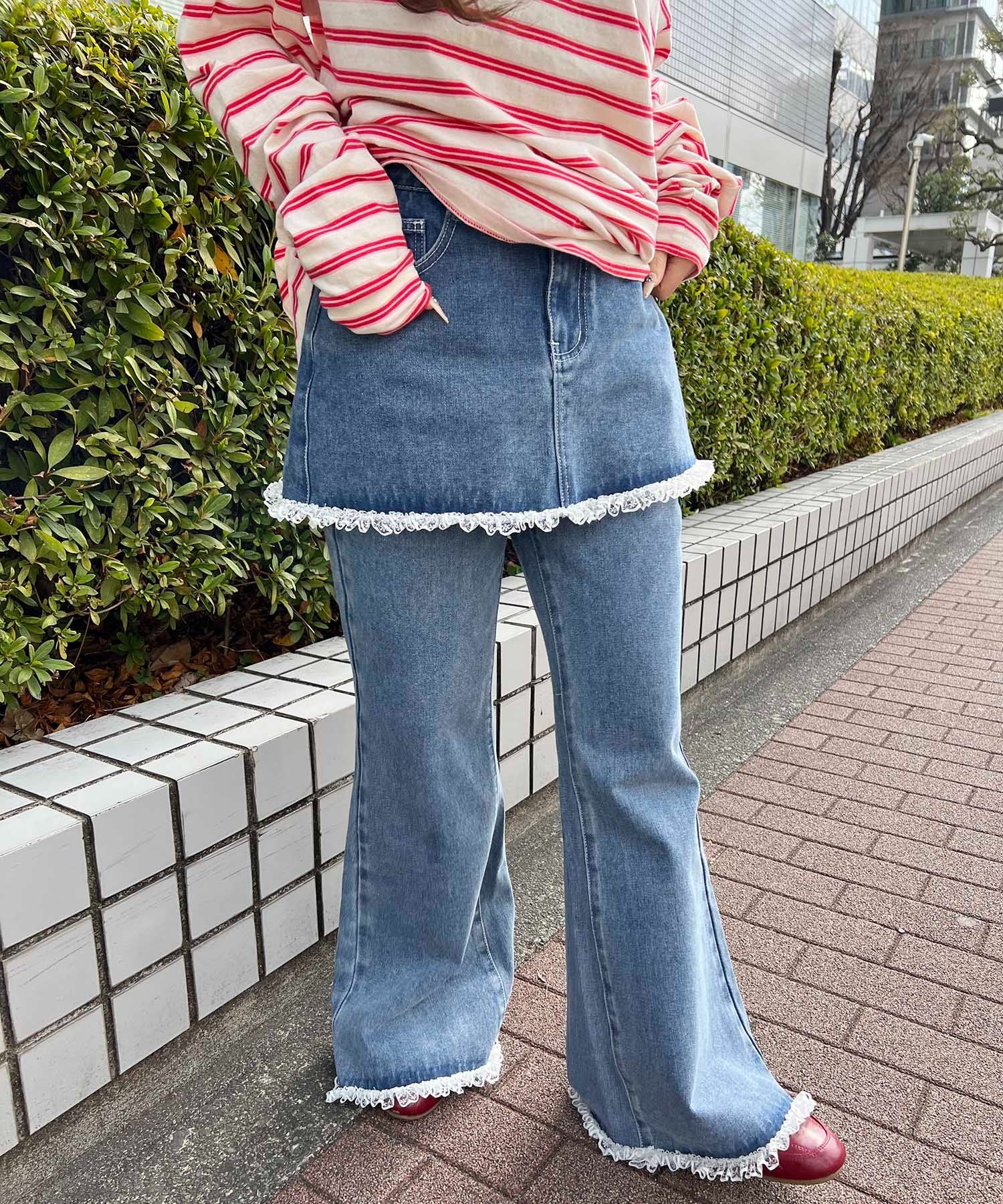 スカートドッキングデニム - Image 8