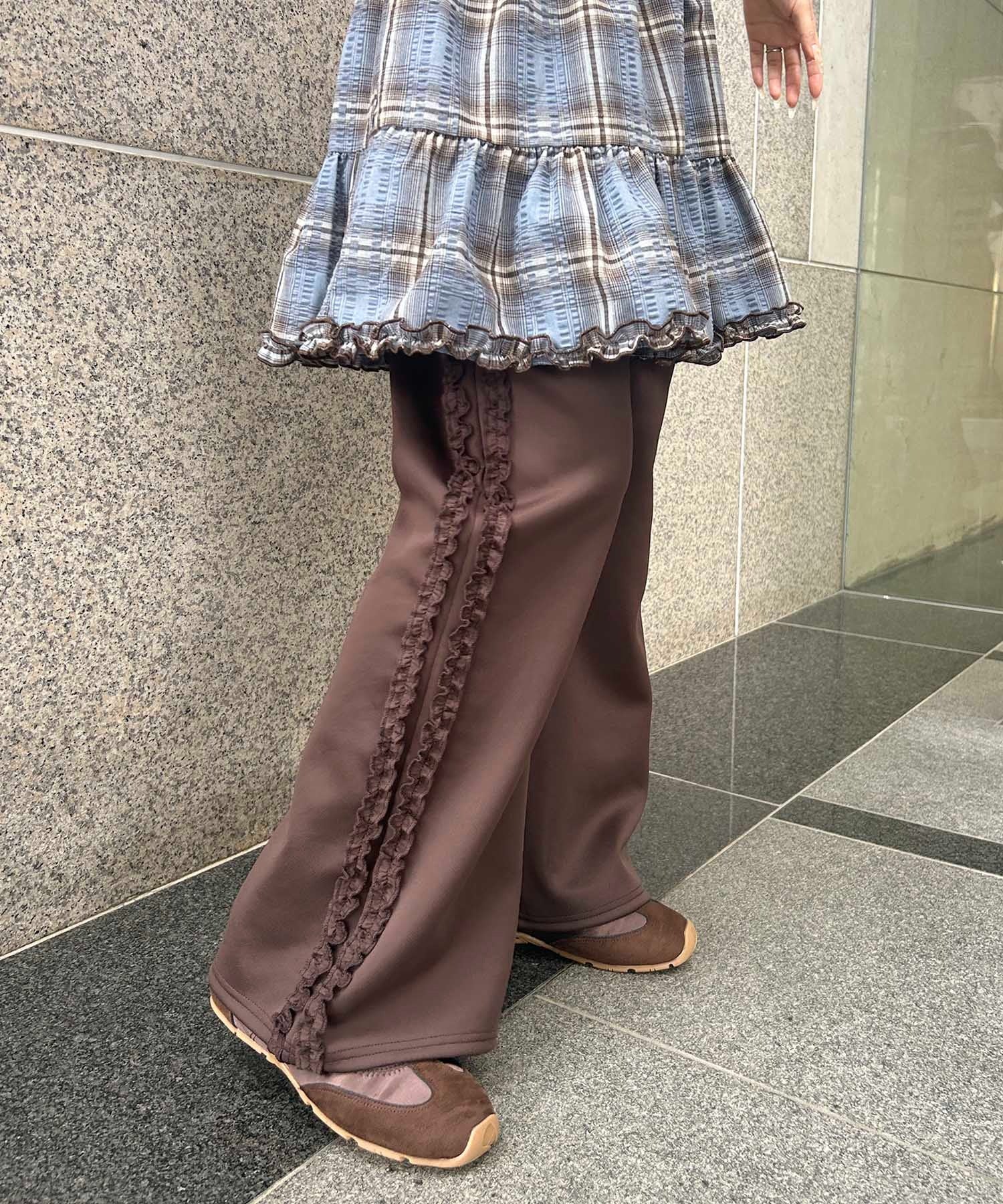 フリルラインフレアパンツ - Image 16