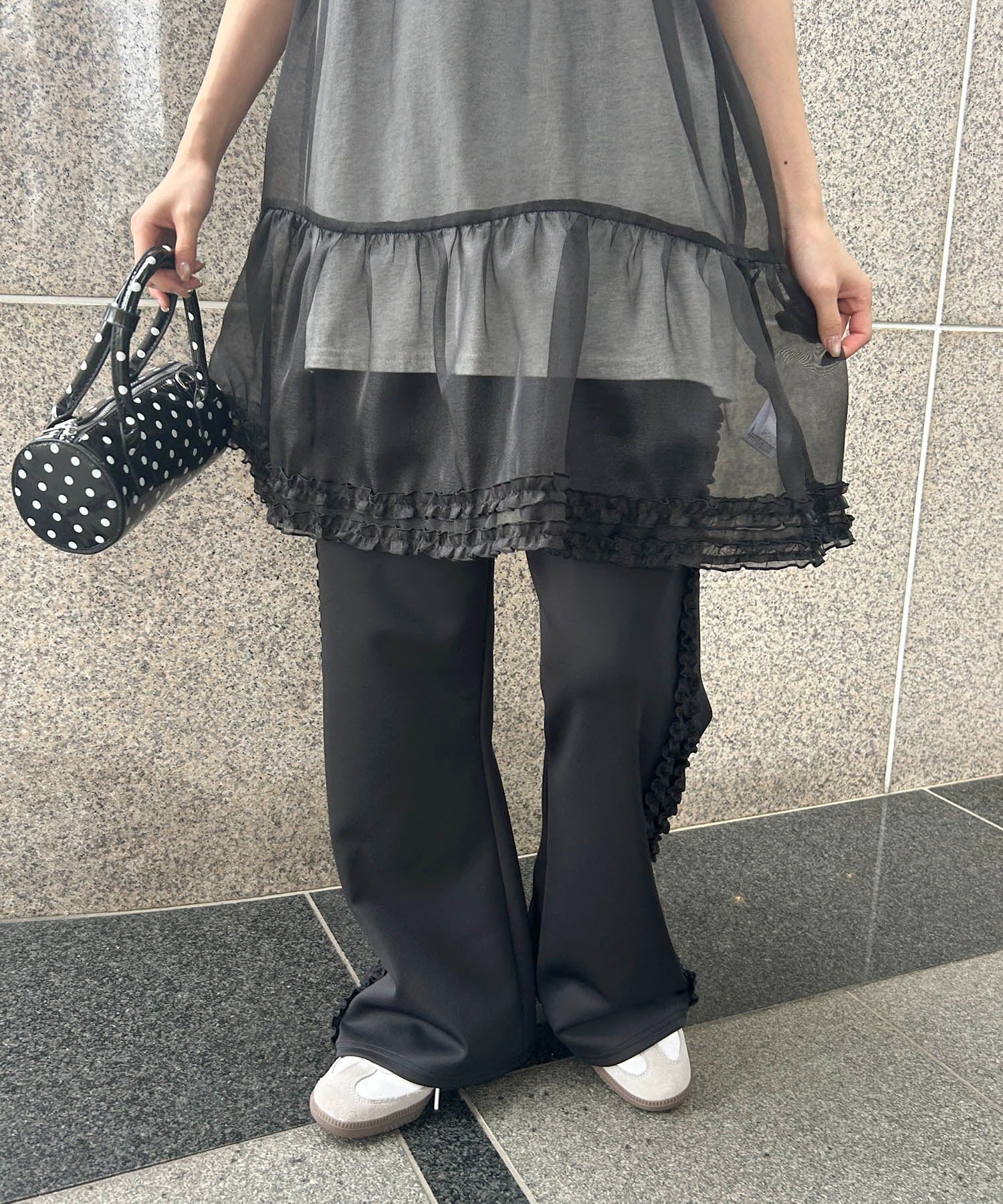 フリルラインフレアパンツ - Image 21