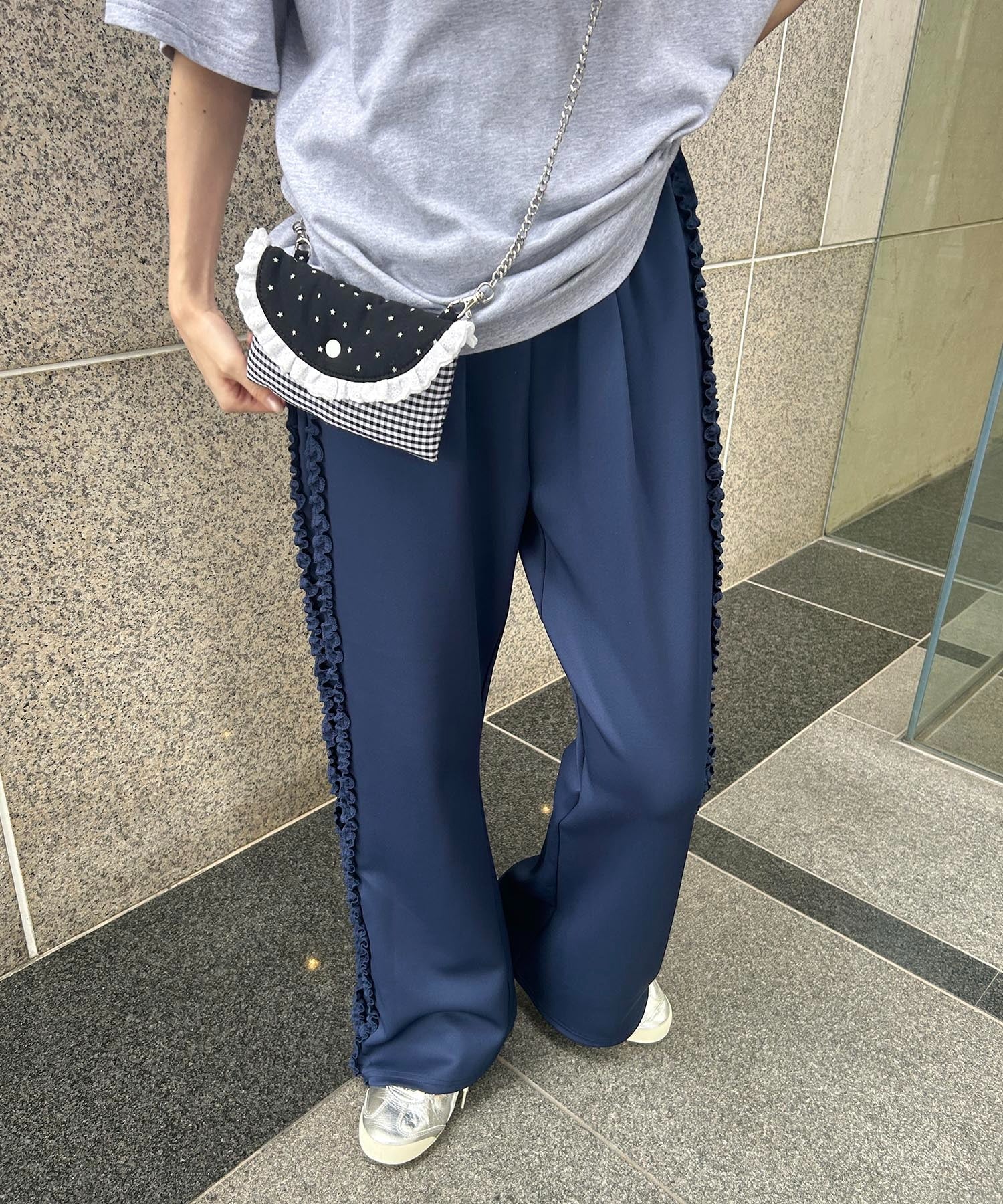 フリルラインフレアパンツ - Image 4