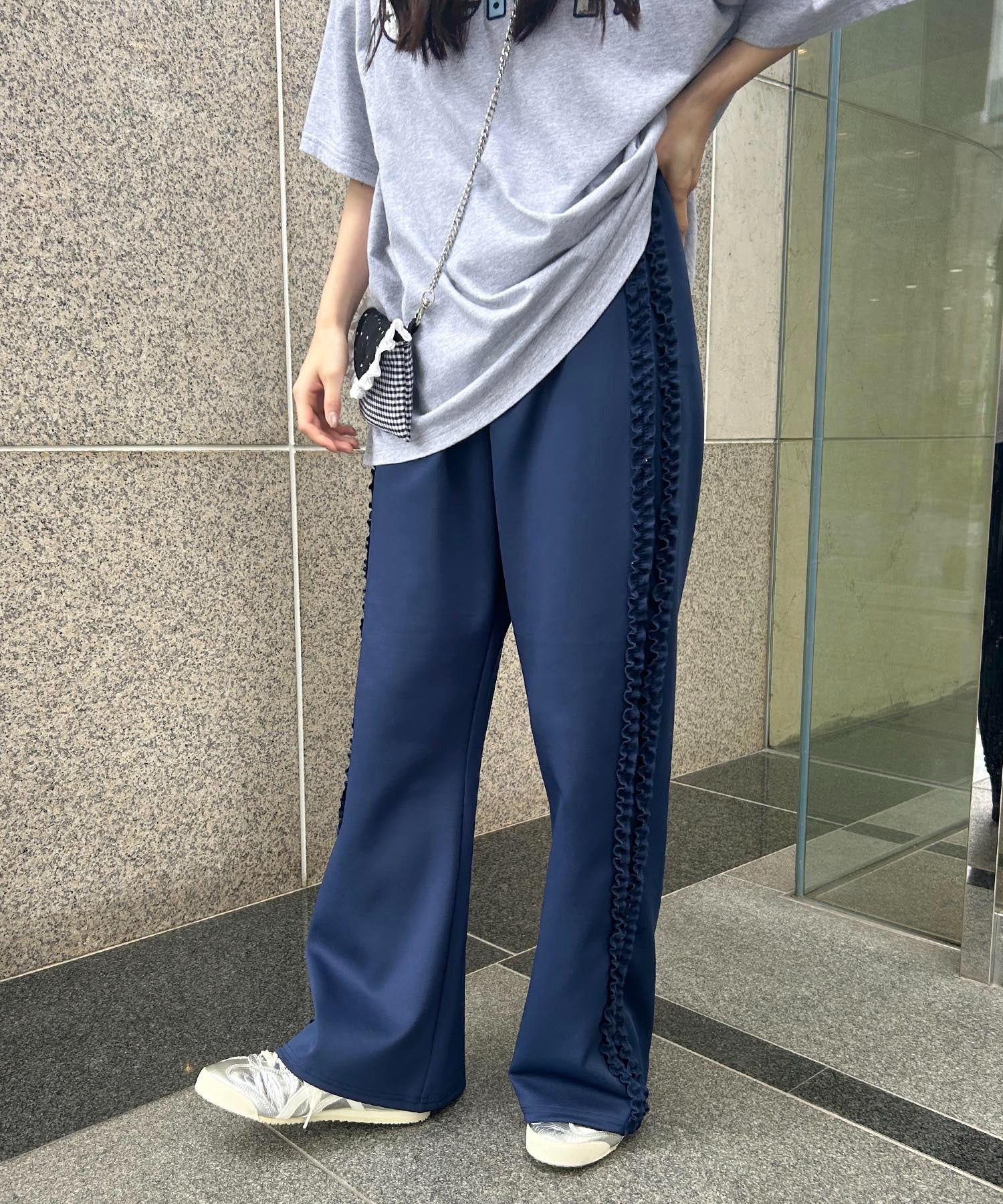 フリルラインフレアパンツ - Image 6