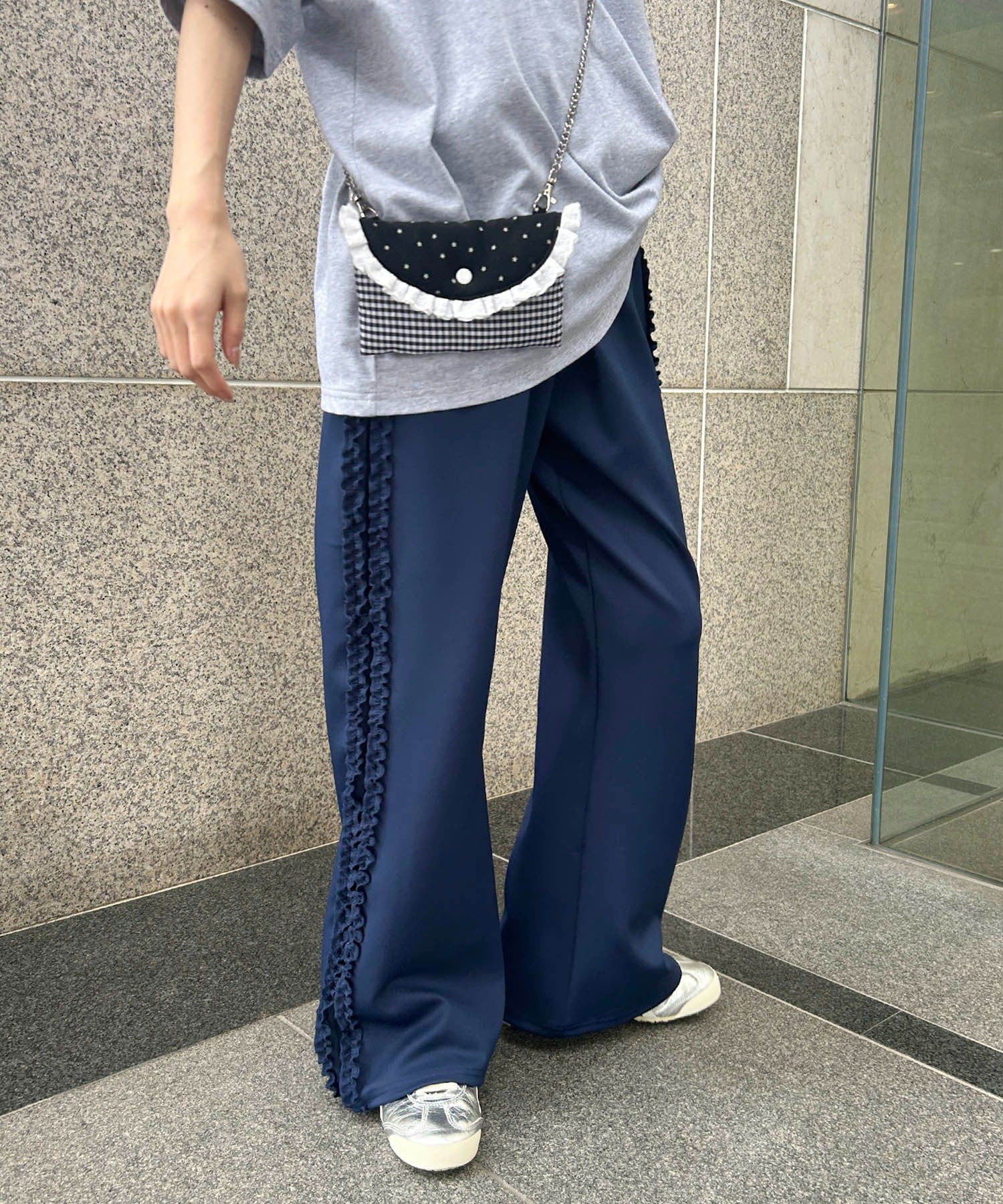 フリルラインフレアパンツ - Image 8