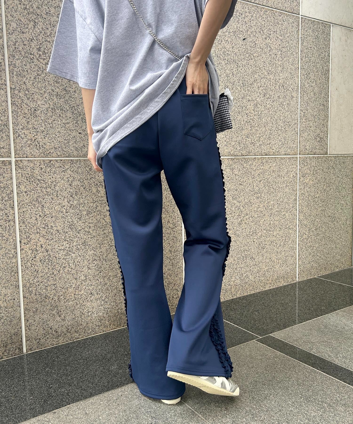 フリルラインフレアパンツ - Image 9