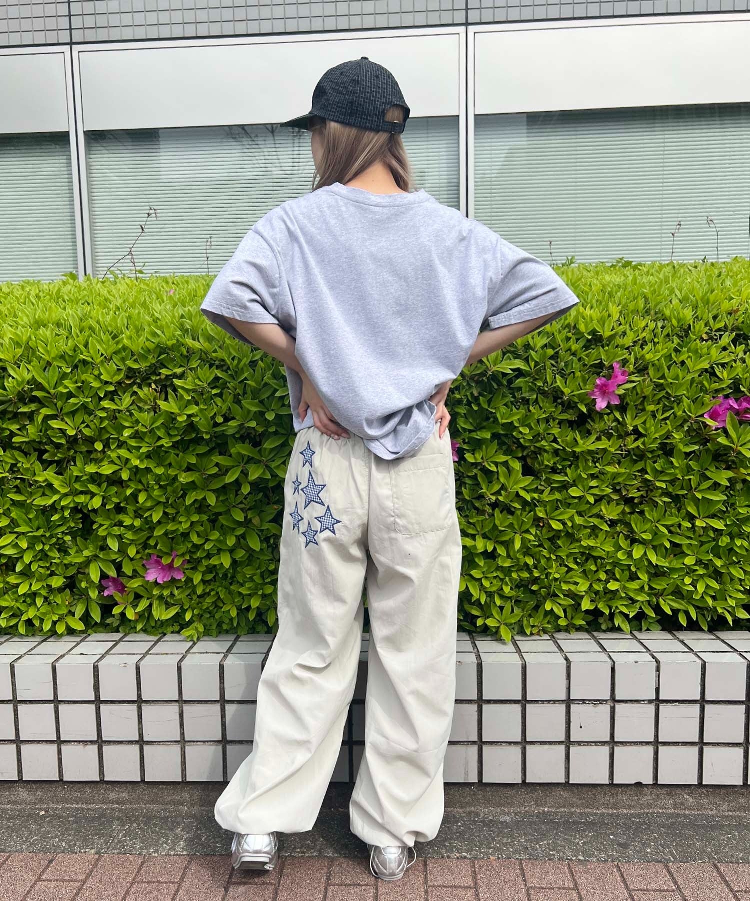 スターパッチタックワイドパンツ - Image 15