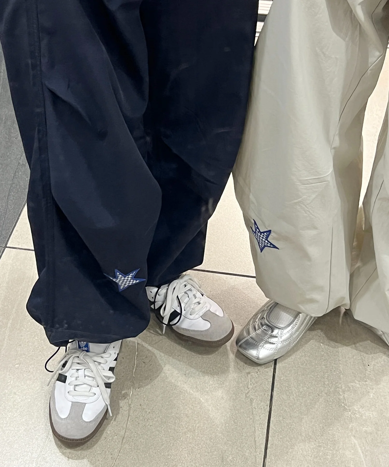 スターパッチタックワイドパンツ - Image 20