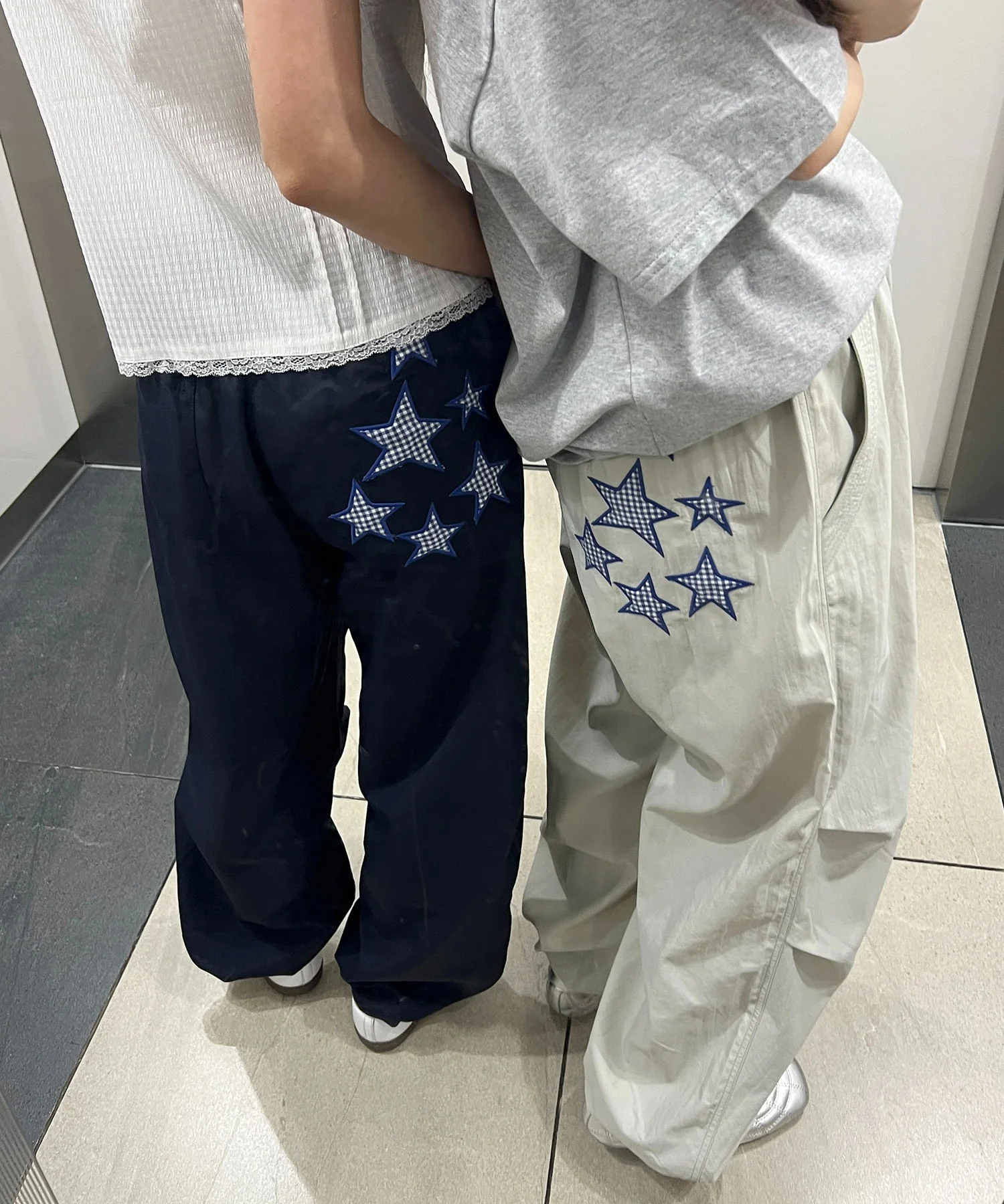 スターパッチタックワイドパンツ - Image 21