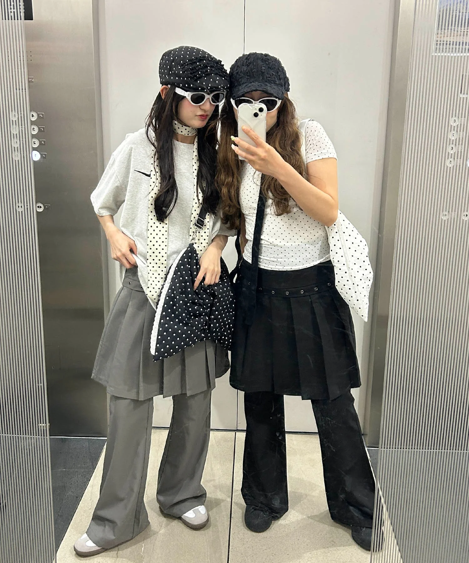プリーツレイヤードフレアパンツ - Image 20