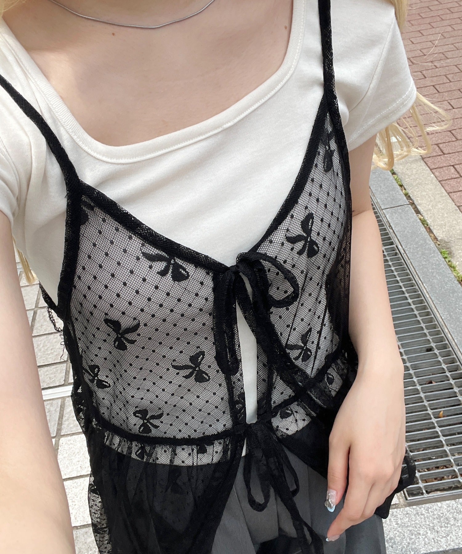 リボンシアーロングキャミワンピース - Image 13