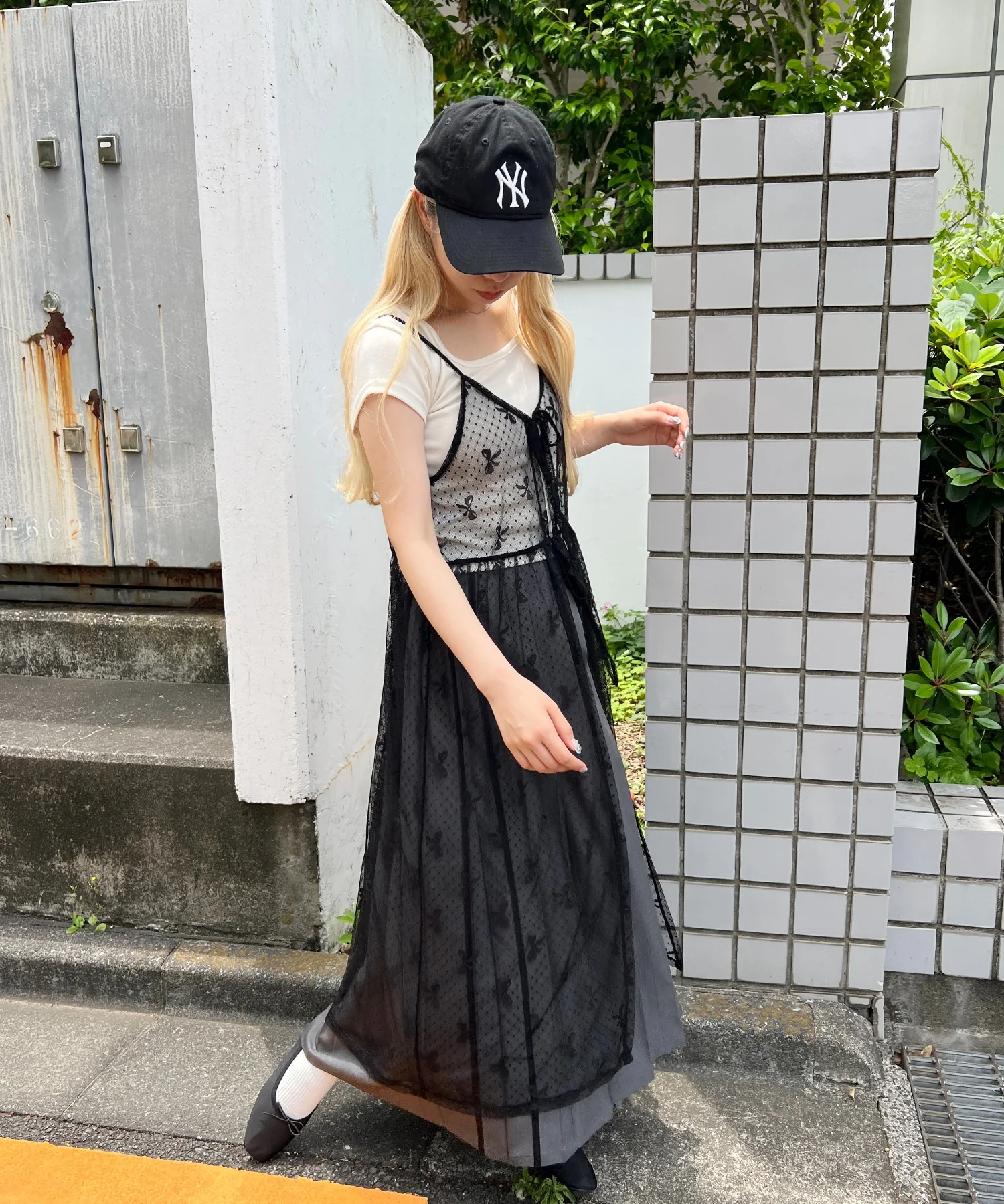 リボンシアーロングキャミワンピース - Image 18
