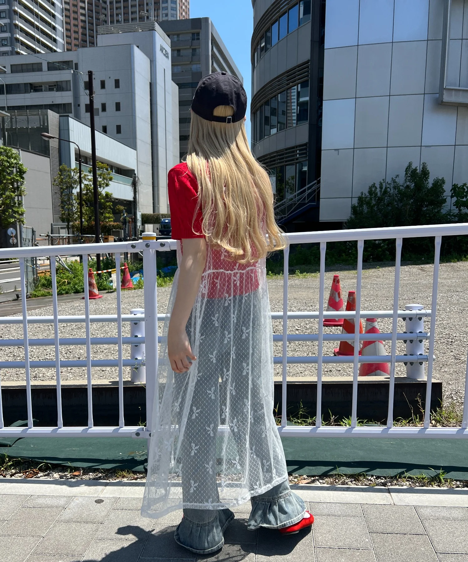 リボンシアーロングキャミワンピース - Image 6