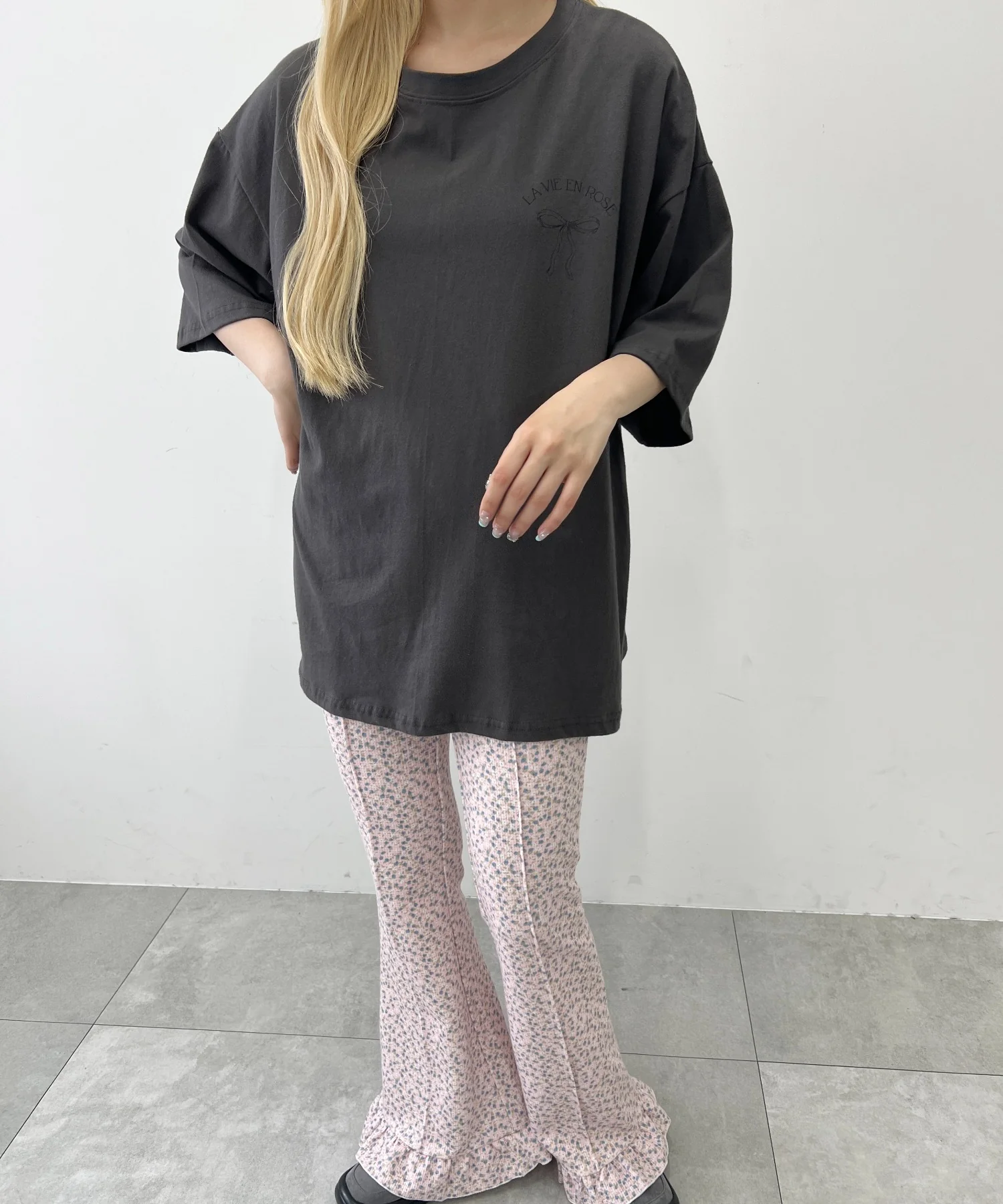 リボンプリントビッグTシャツ - Image 19