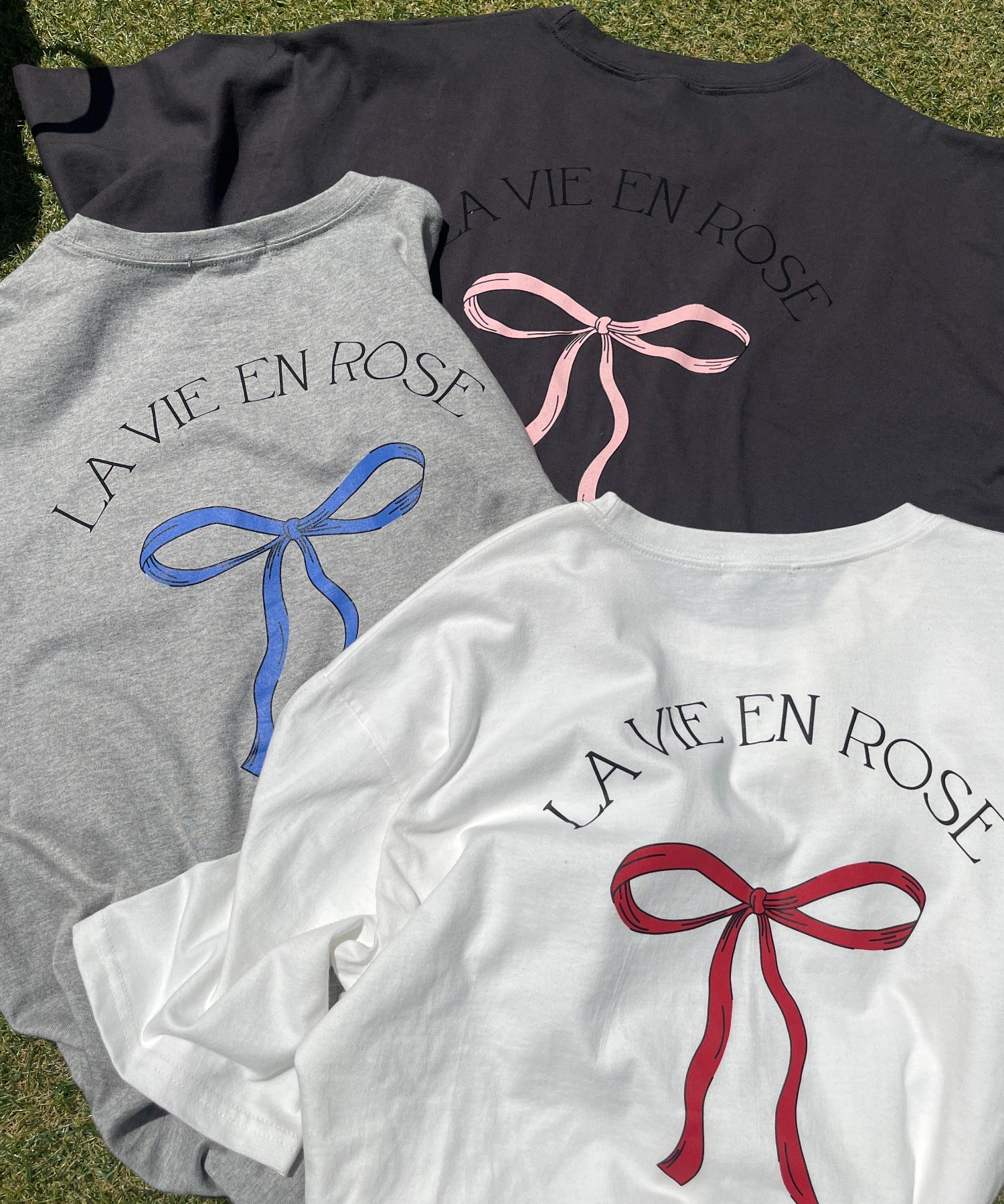 リボンプリントビッグTシャツ - Image 20