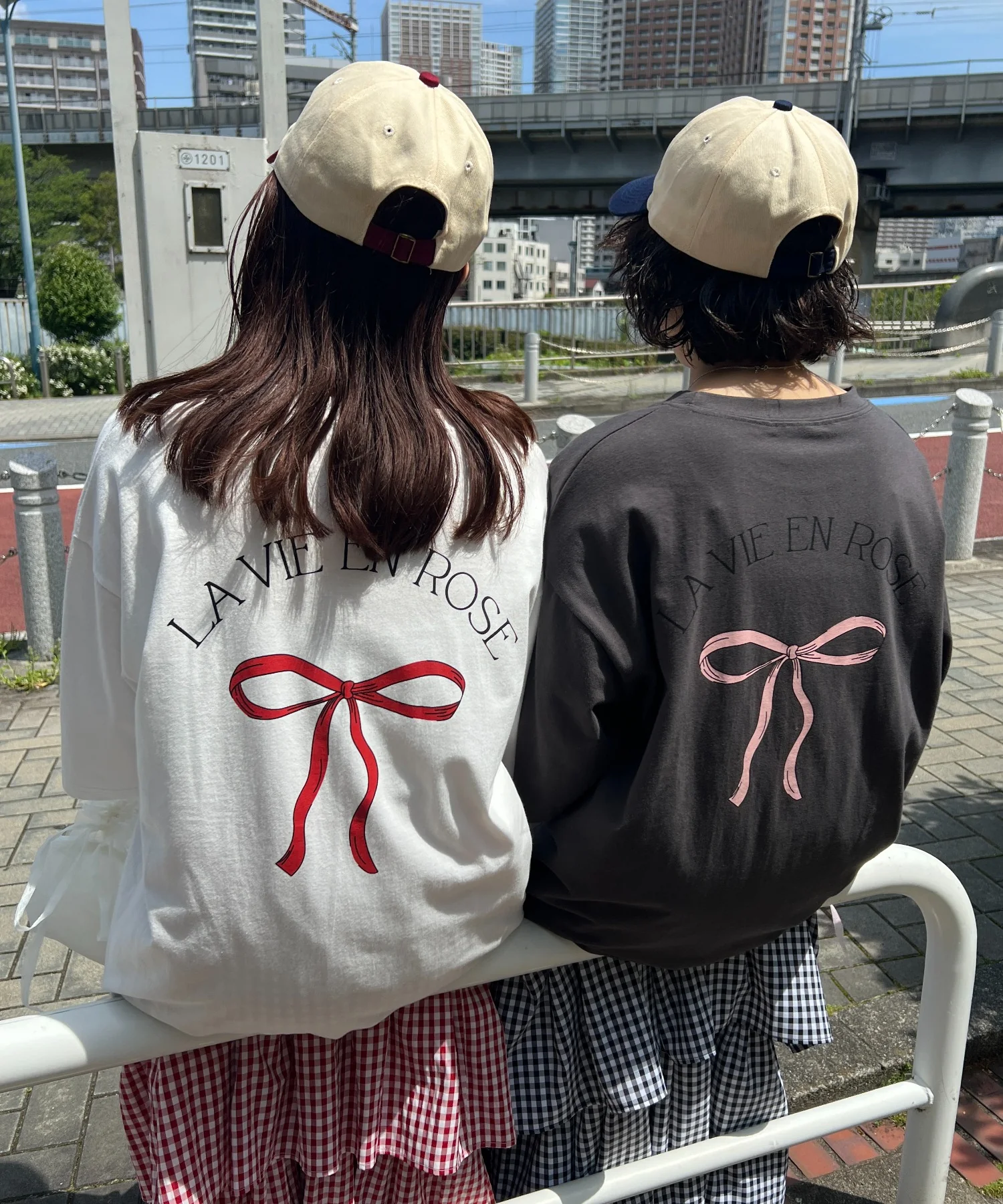 リボンプリントビッグTシャツ - Image 22