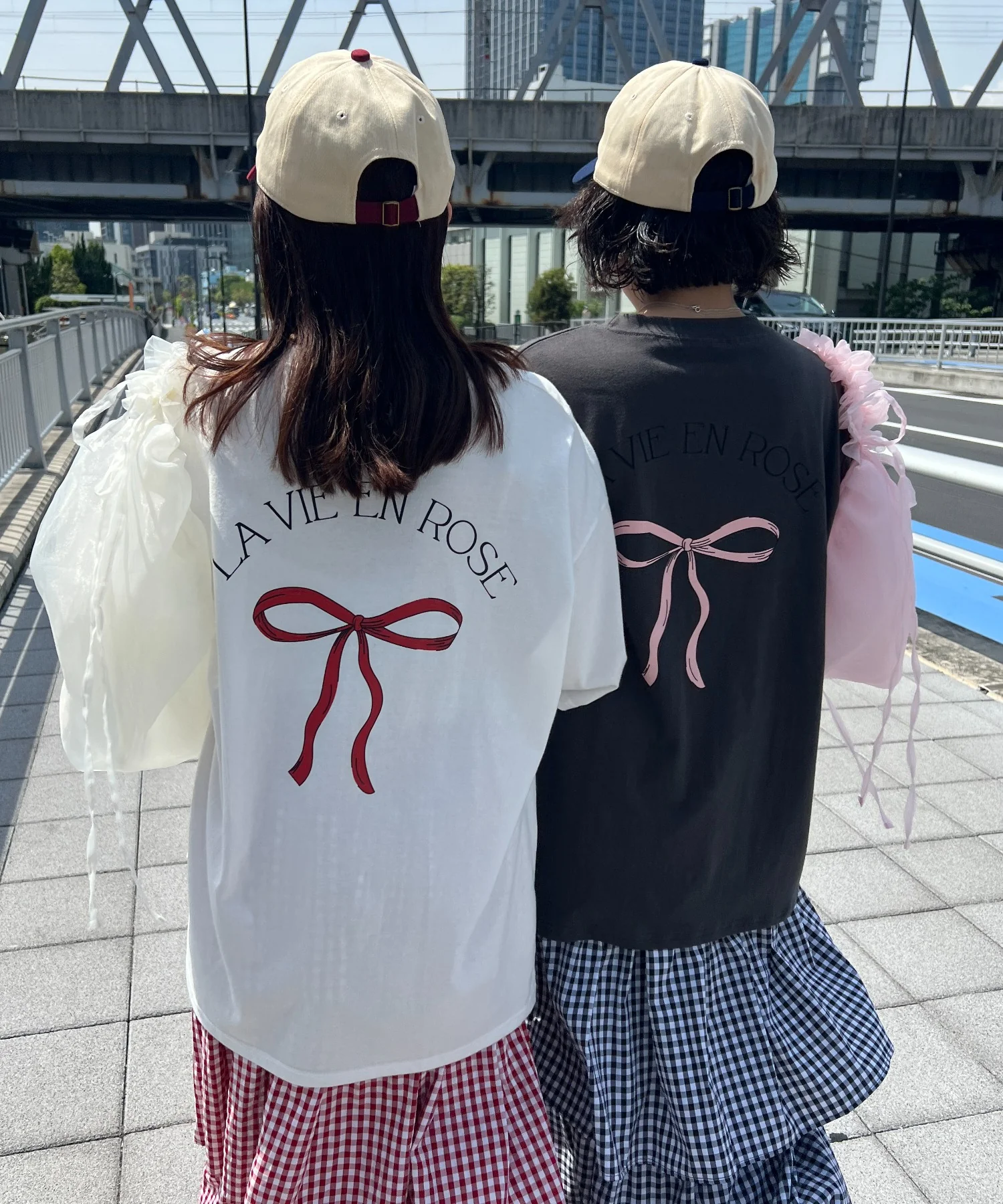 リボンプリントビッグTシャツ - Image 23