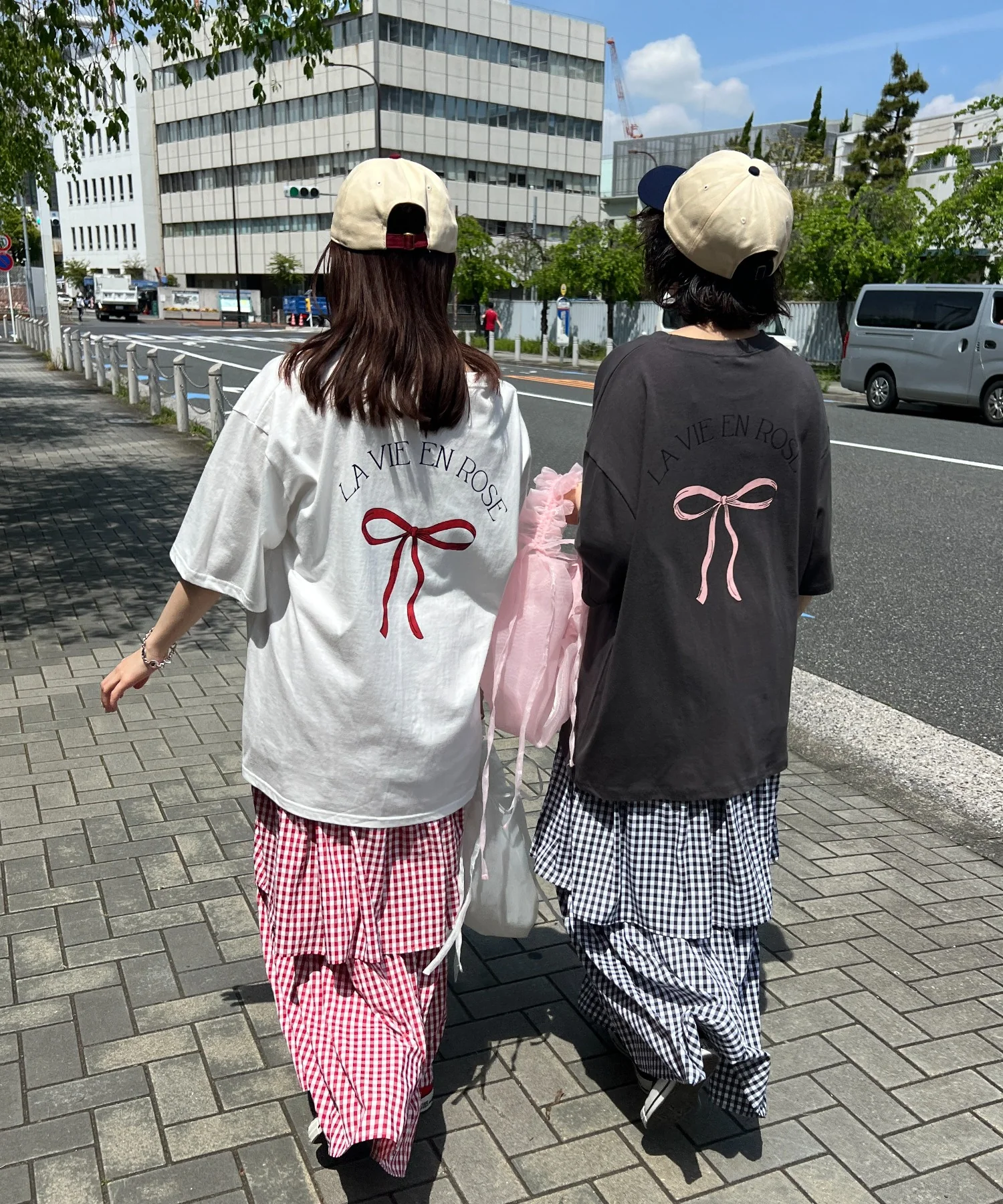 リボンプリントビッグTシャツ - Image 25