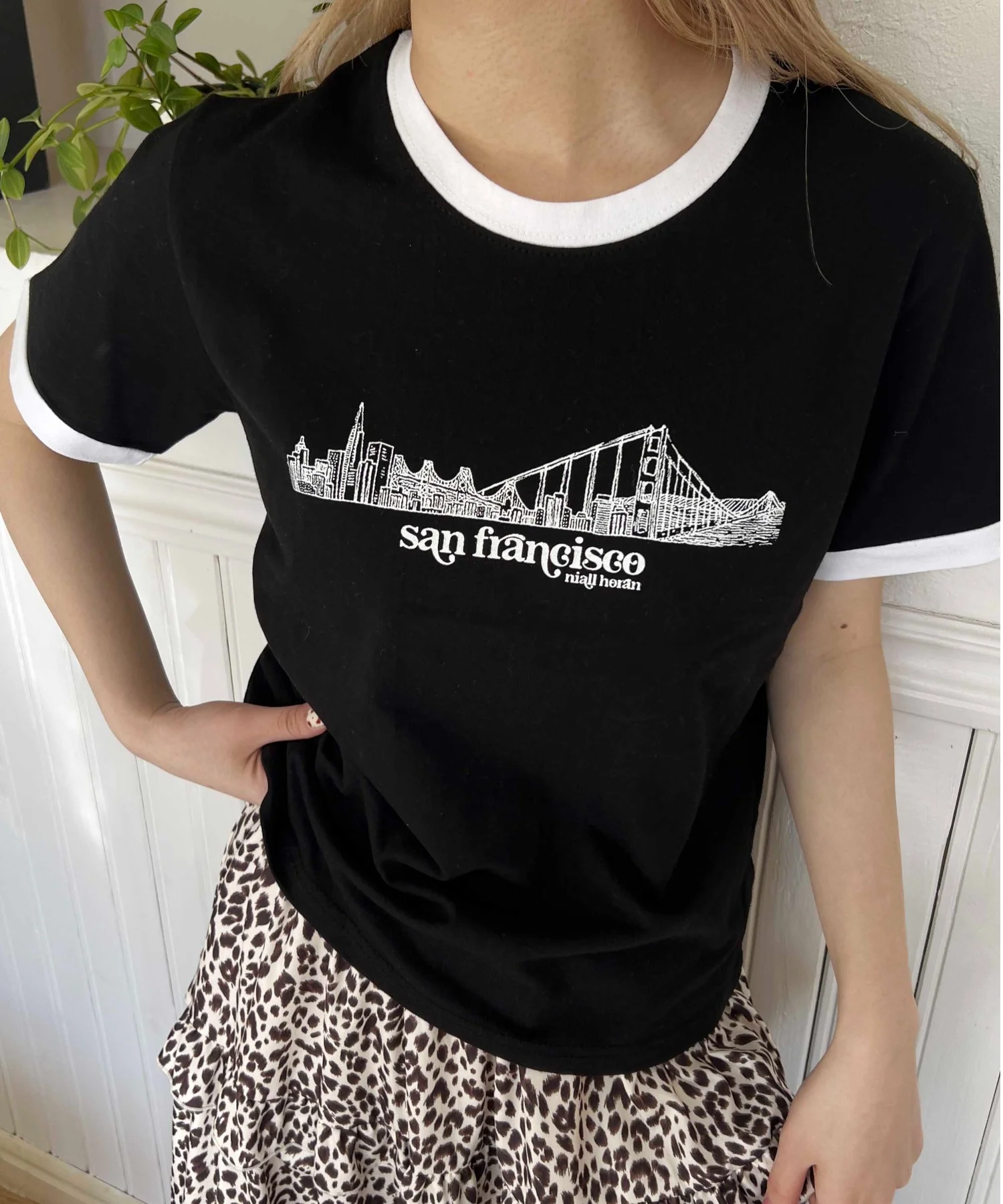 プリントリンガーTシャツ - Image 2