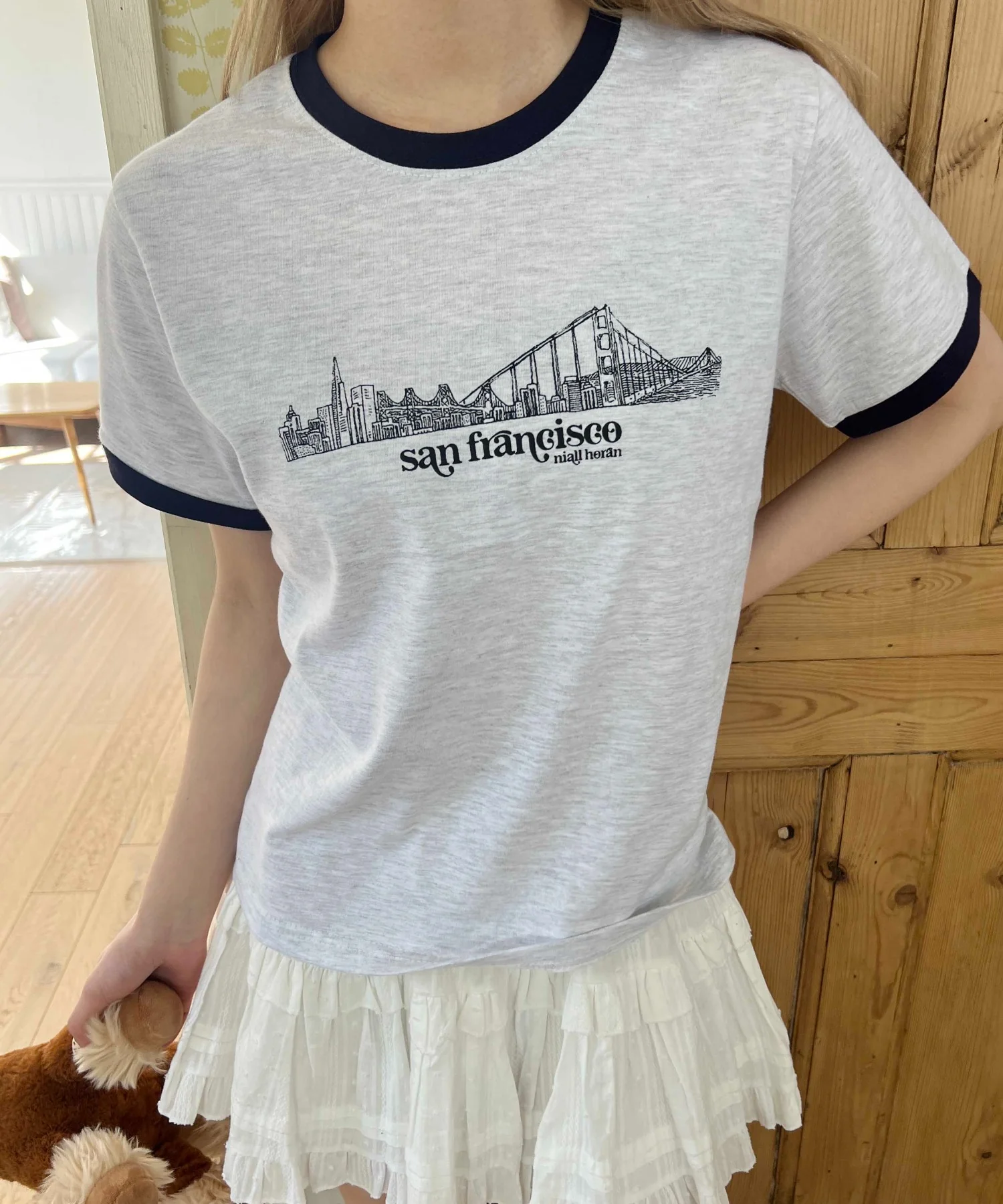 プリントリンガーTシャツ - Image 3