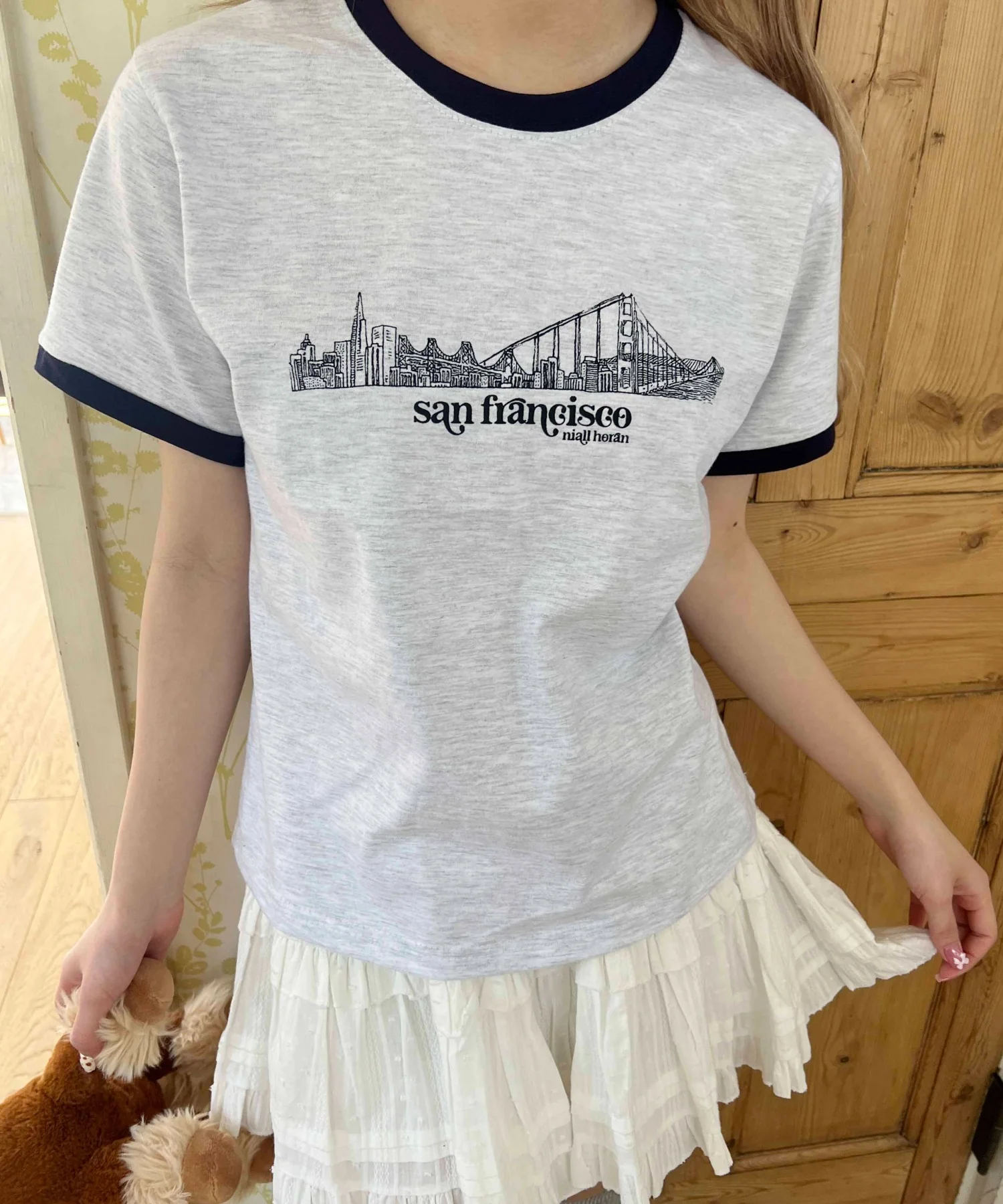 プリントリンガーTシャツ - Image 4