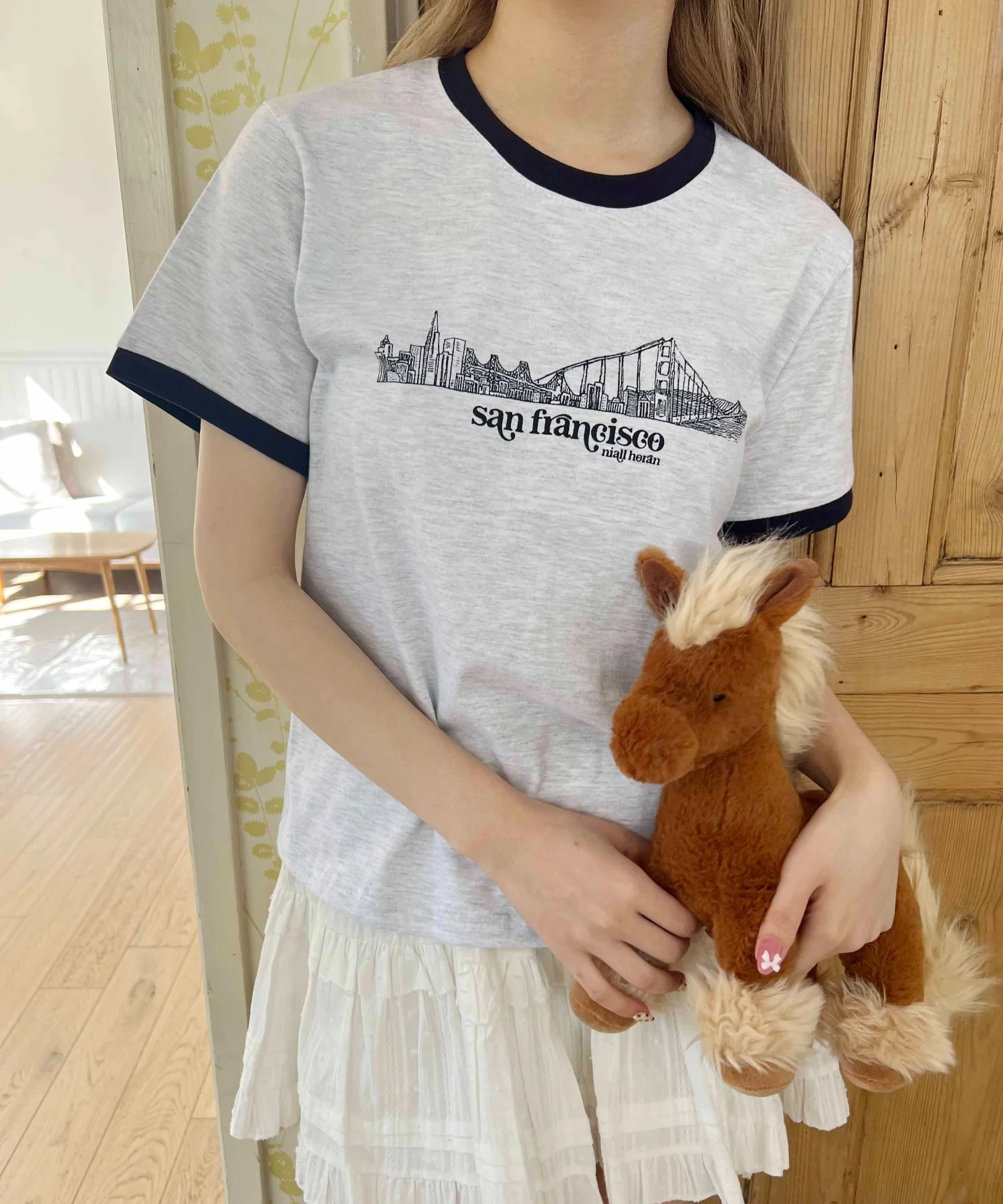 プリントリンガーTシャツ - Image 5
